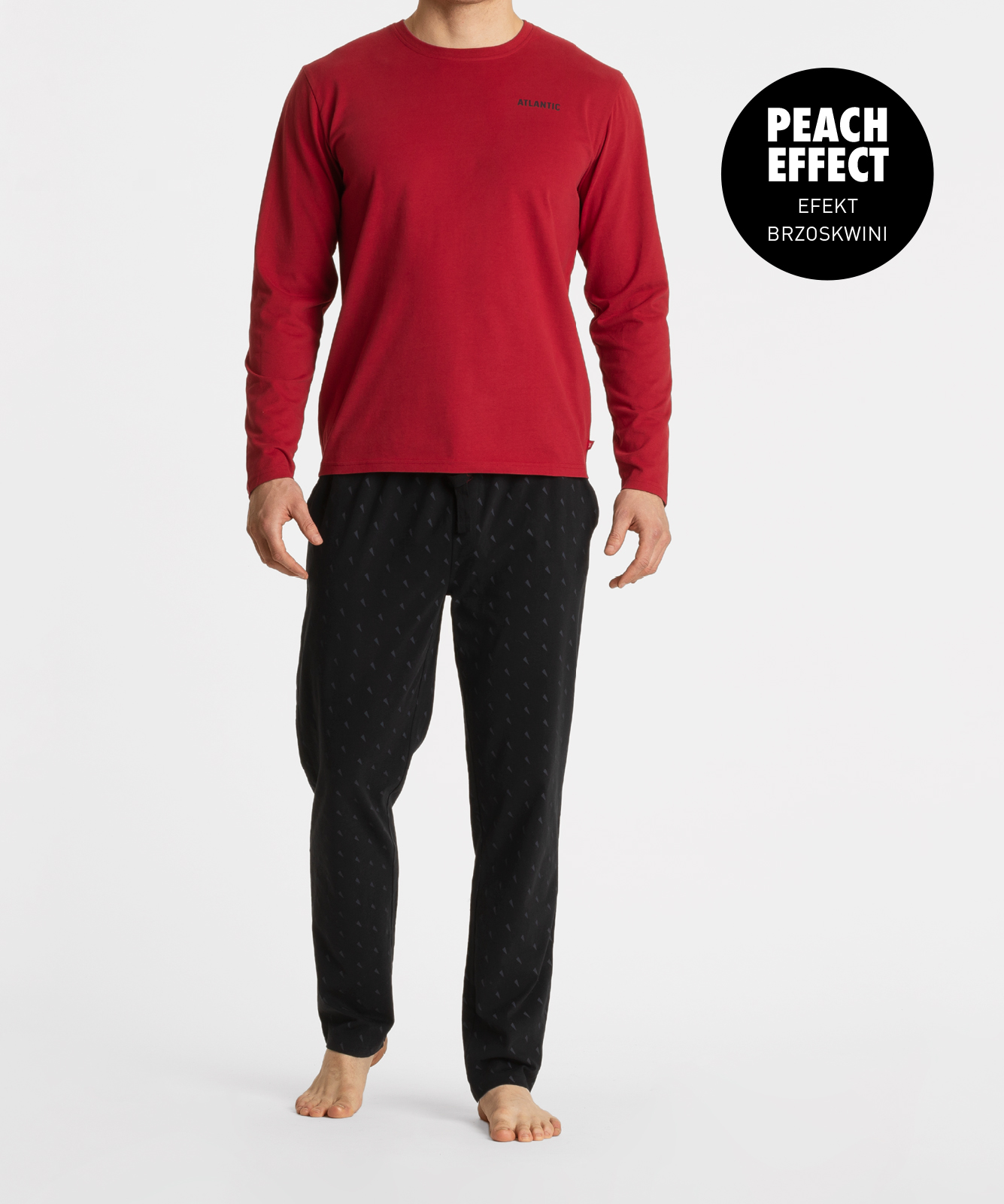 Men's Pyjamas ATLANTIC - Black/red