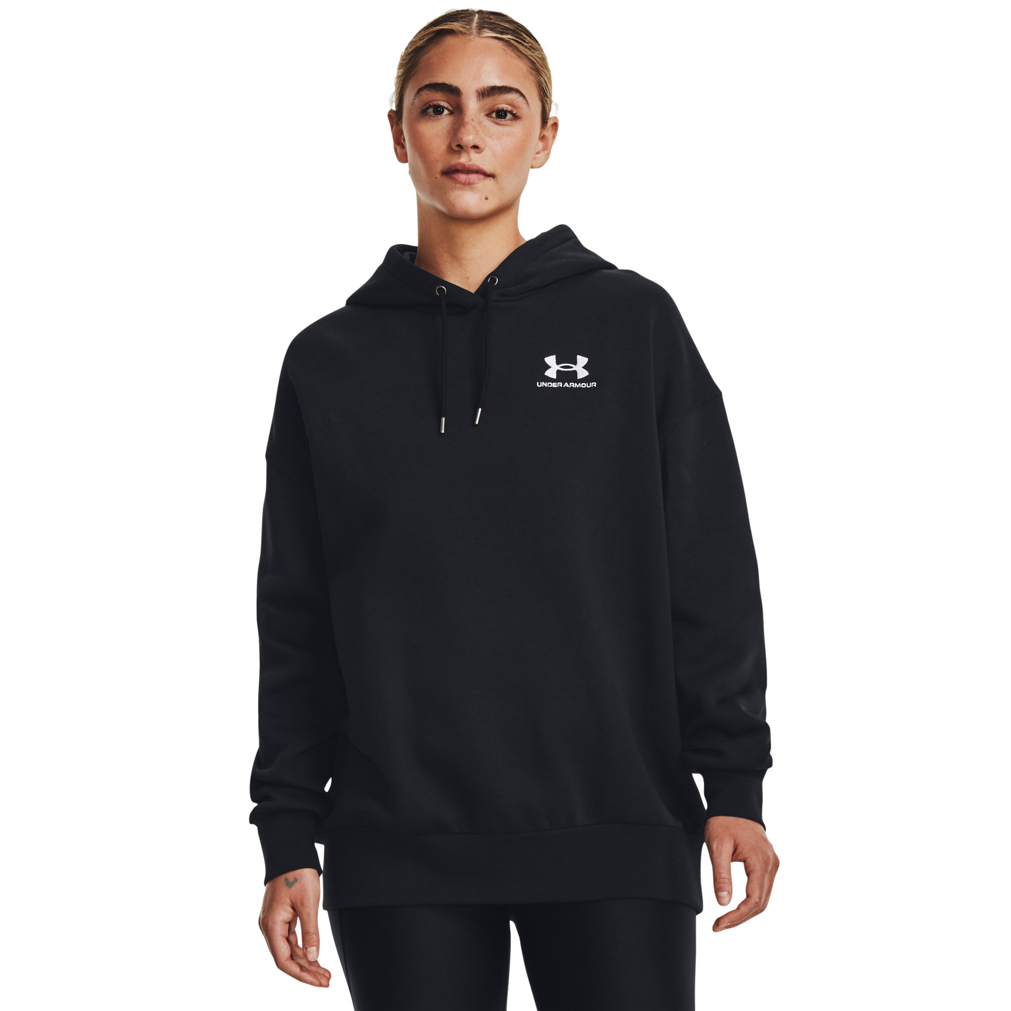 Womens Under Armour Essential Flc OS Hoodie