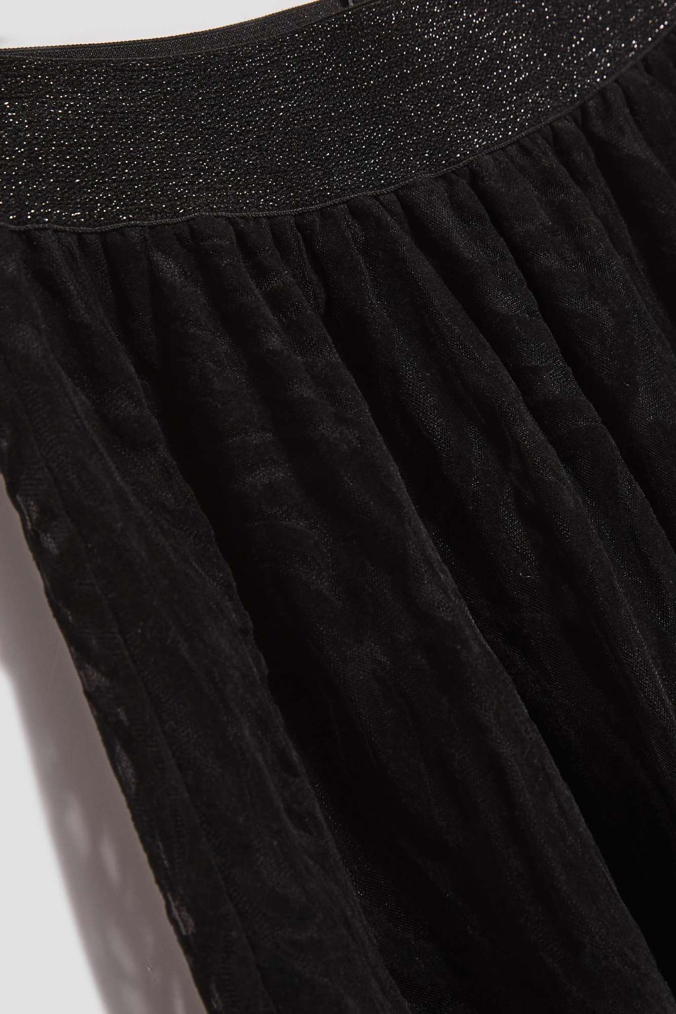 Flared midi skirt
