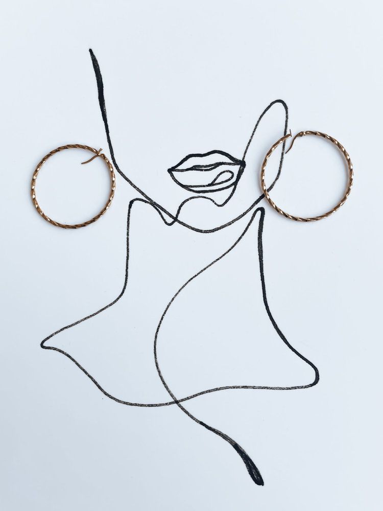 ESMERALDA earrings gold Dstreet