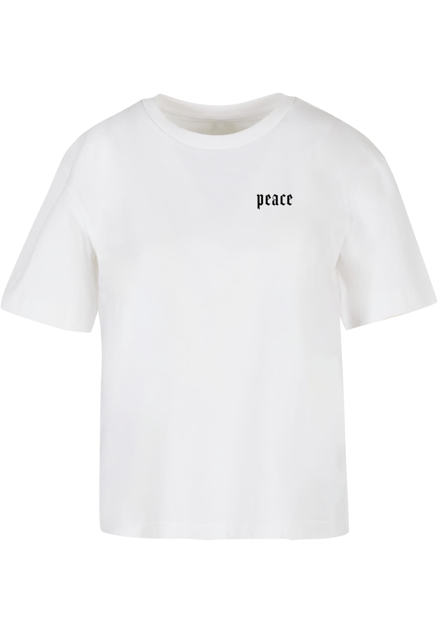 Women's T-shirt Peace Hand White