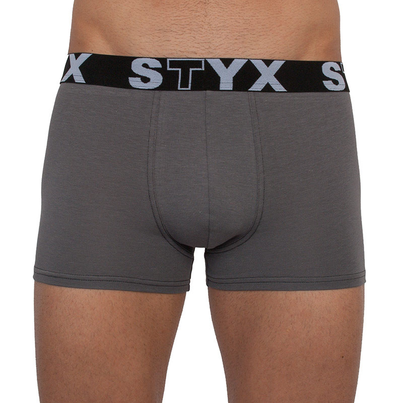 Men's Boxers Styx Sports Rubber Dark Gray