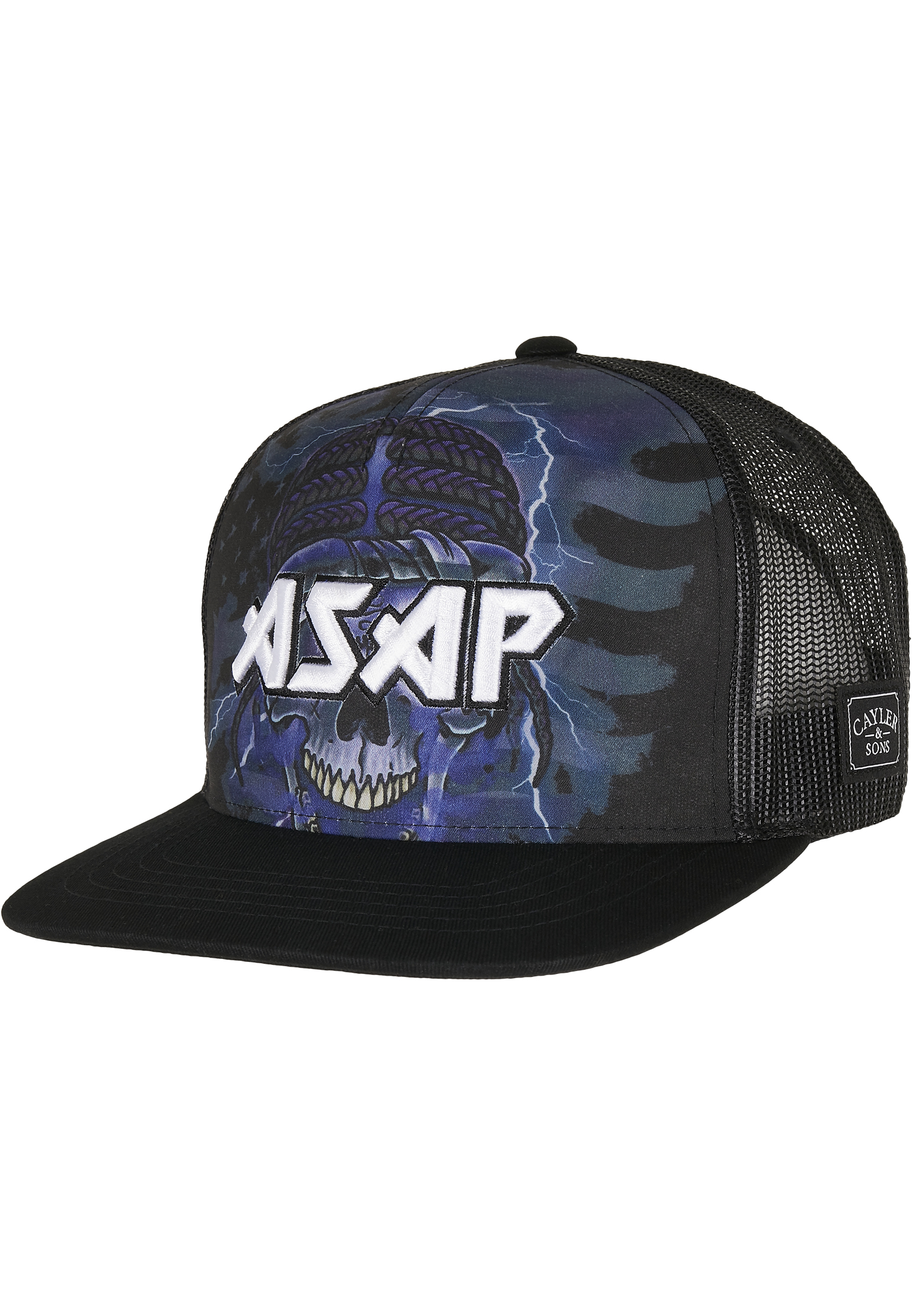 C&S WL Flashin Dark Trucker Cap Black/MC