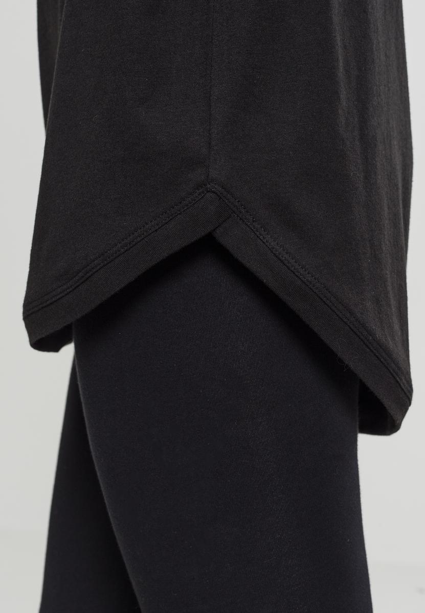 Women's sleeveless jersey with hood black