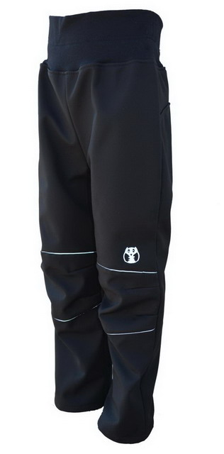 Softshell Trousers - Black-reflective