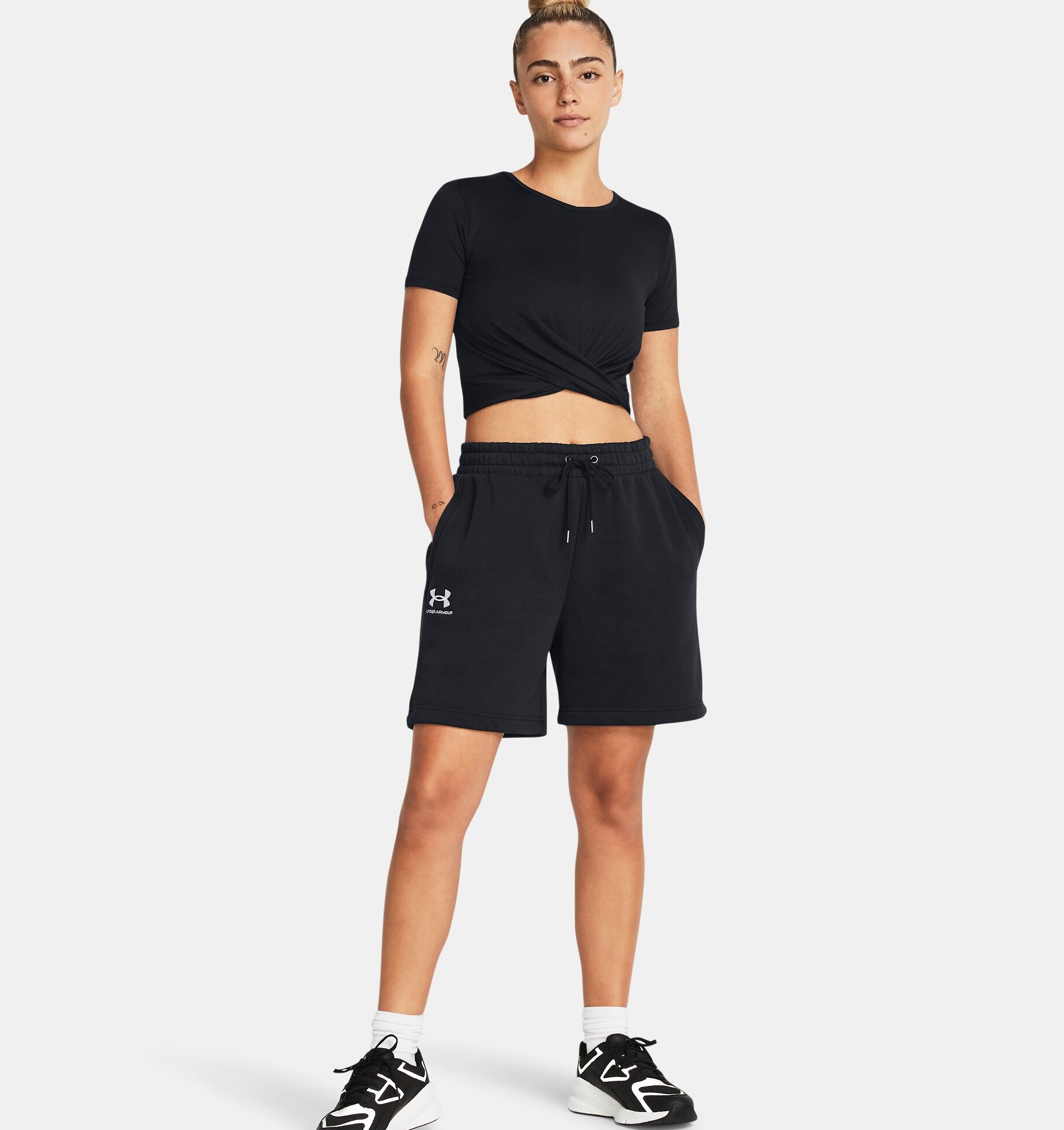 Women's shorts Under Armour Essential Fleece Relax BF Short