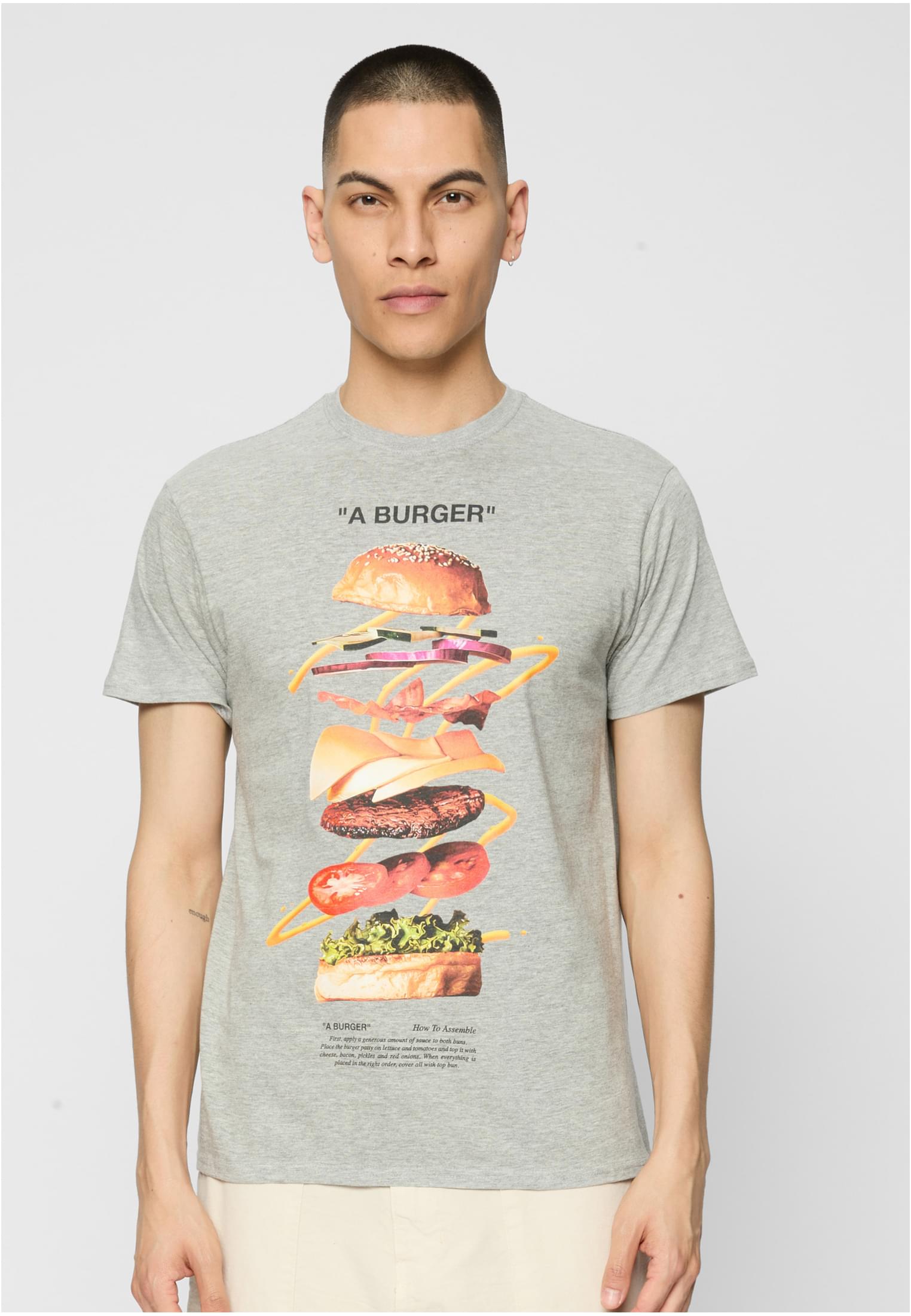 Burger Tee Vřesově šedá