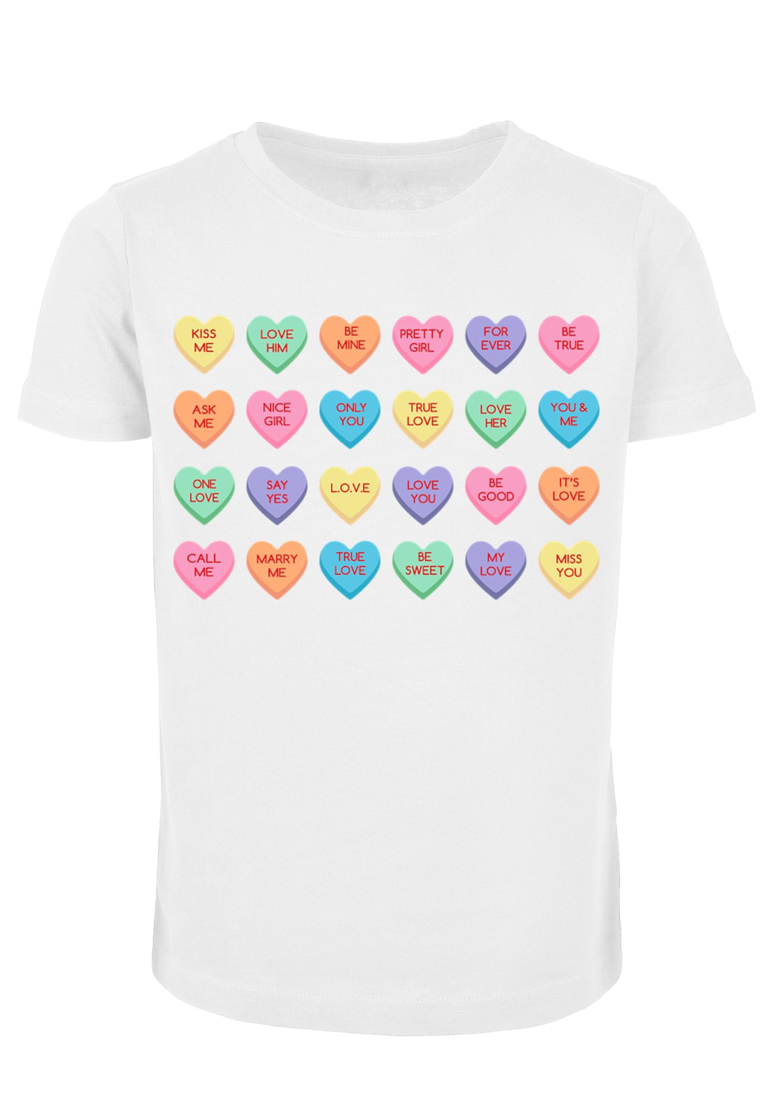 Childrens T-shirt Sweet Heart Candy Tee white