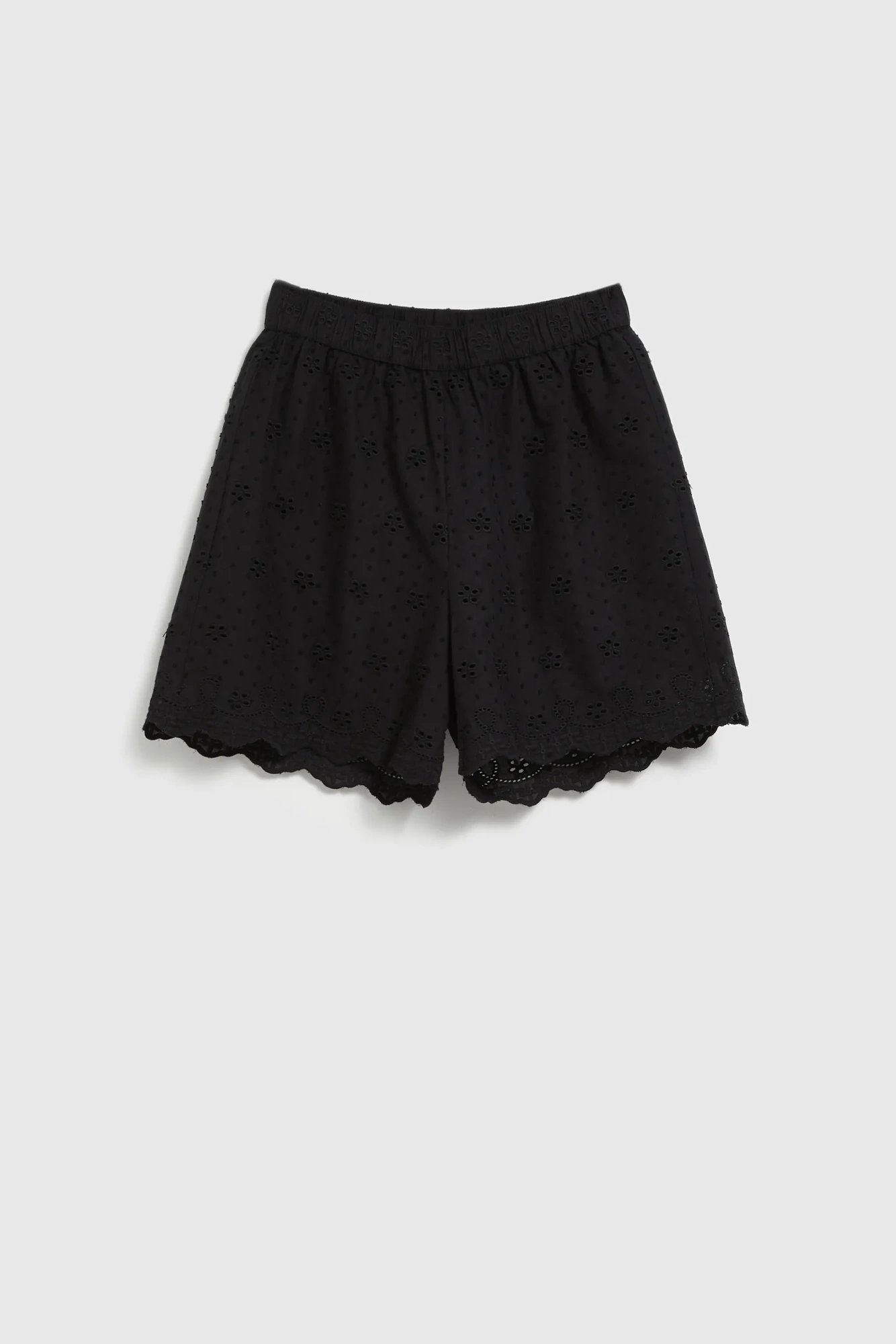 Women&#039;s Linen Shorts MOODO - Black