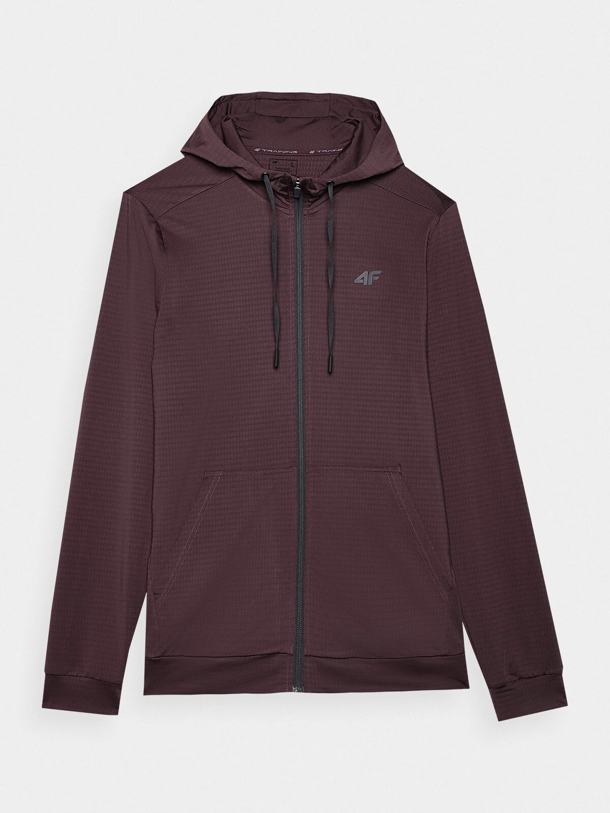 Men&#039;s Sports Zipped Hoodie 4F - Brown