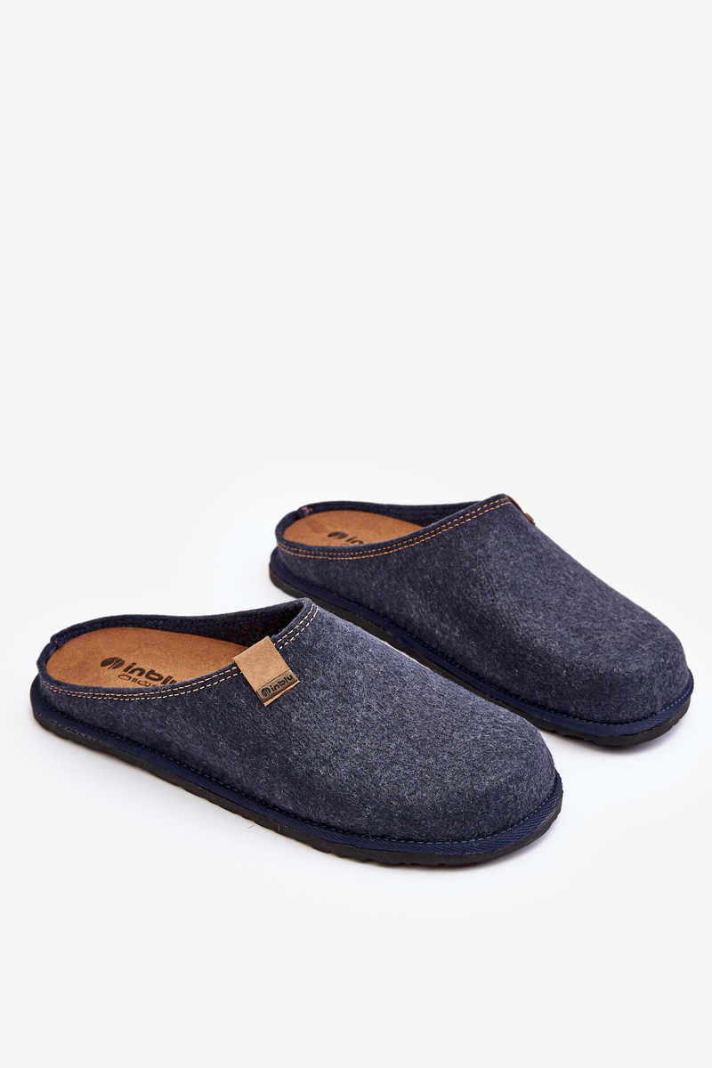 Inblu SI000001 Navy Blue Men's Preventive Slippers