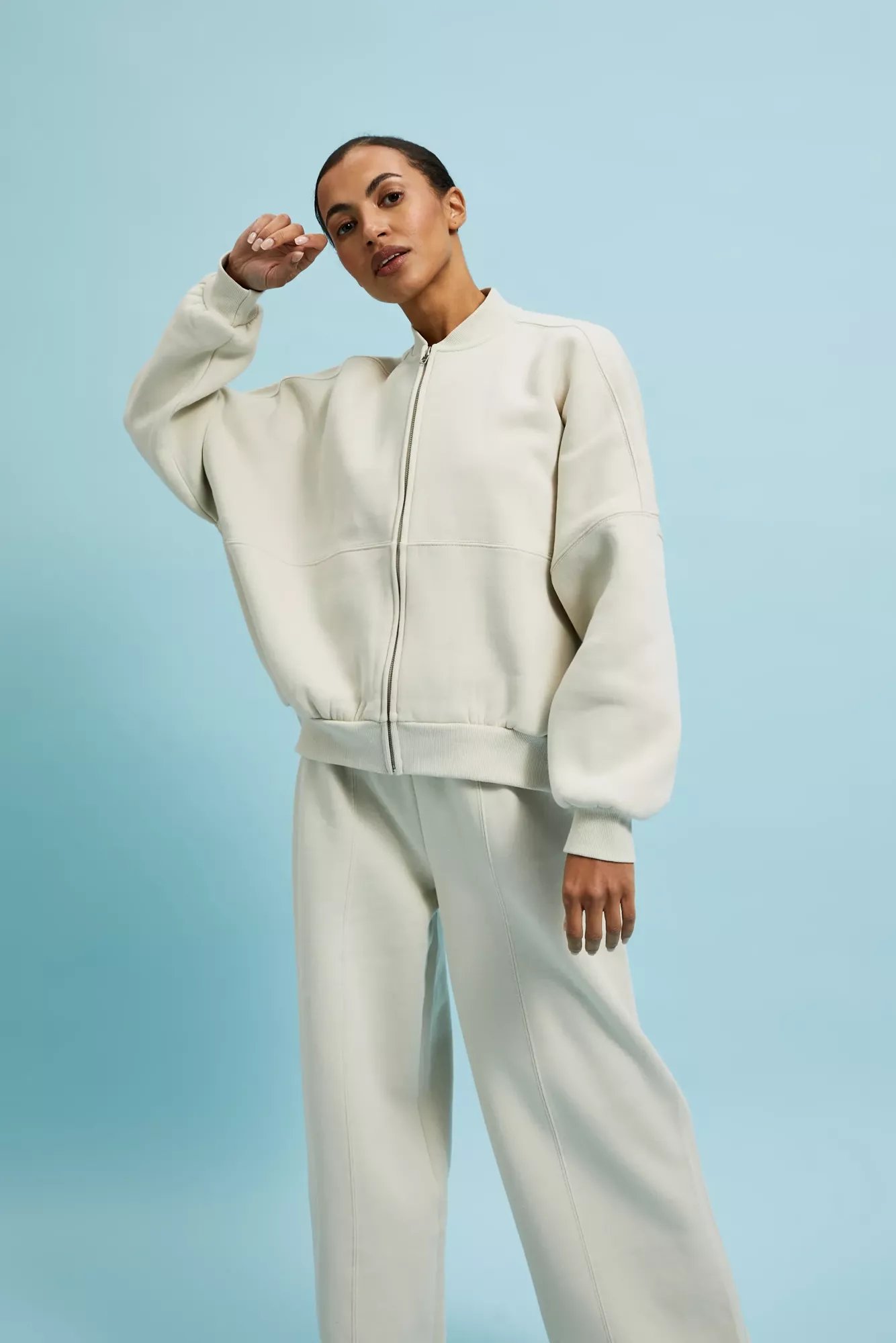 Marisse Women's Sweatshirt L-Bl-4315 L.Beige