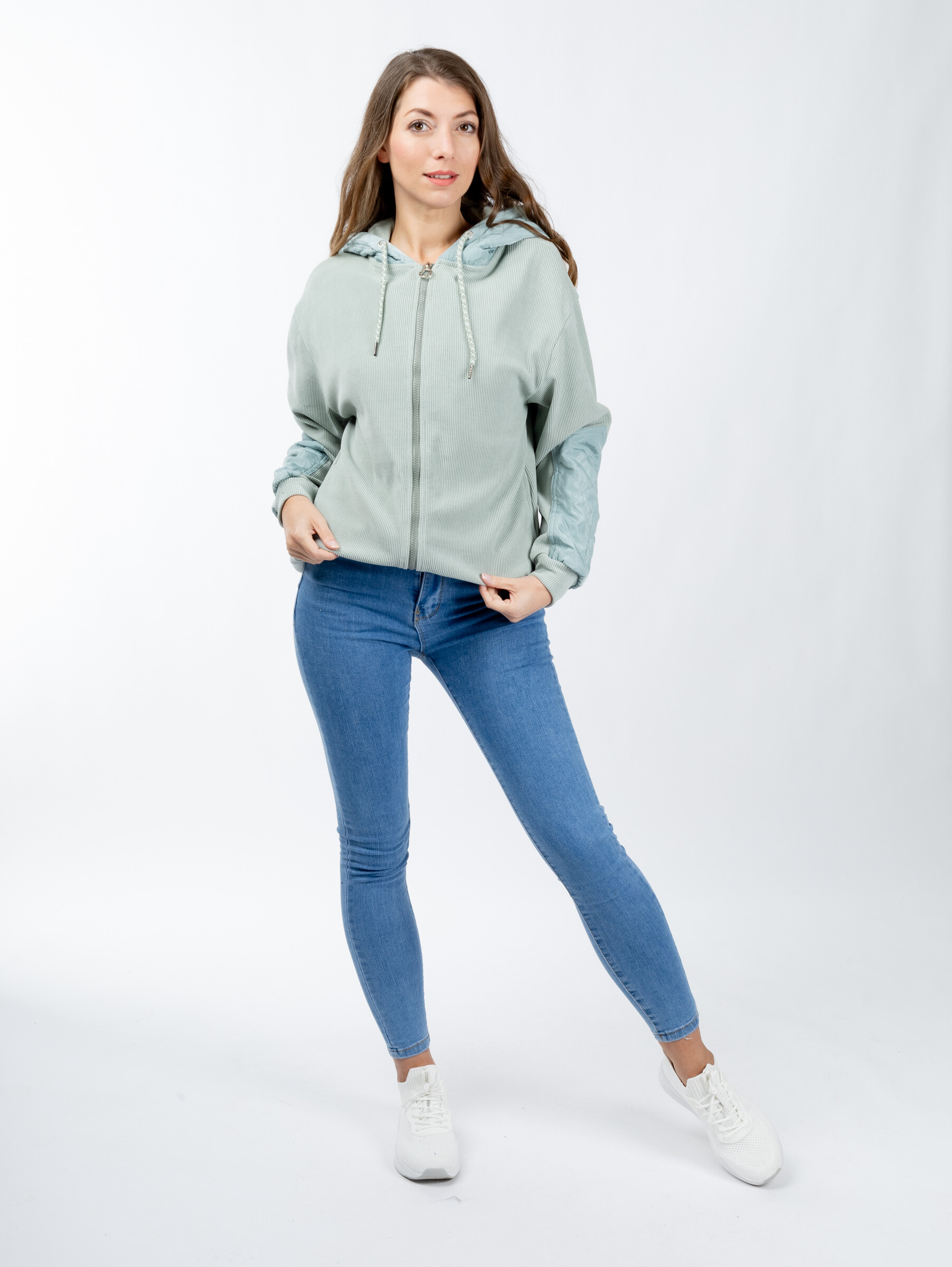 Women&#039;s sweatshirt GLANO - light green