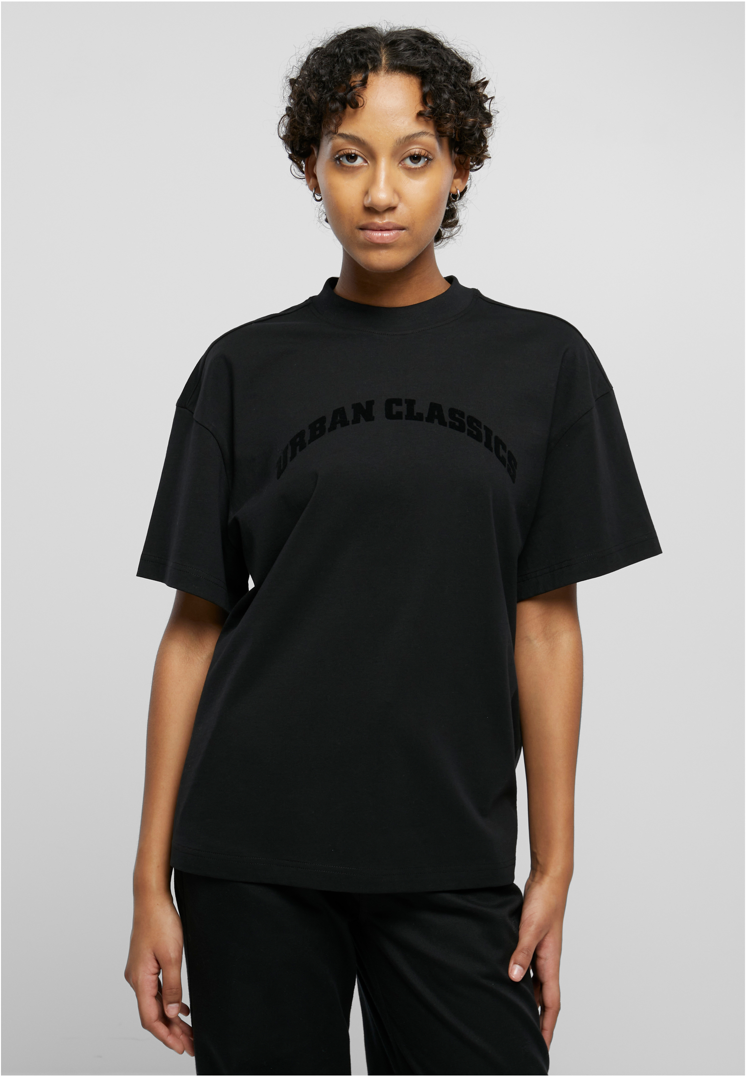 Women's Oversized T-Shirt Flock Black