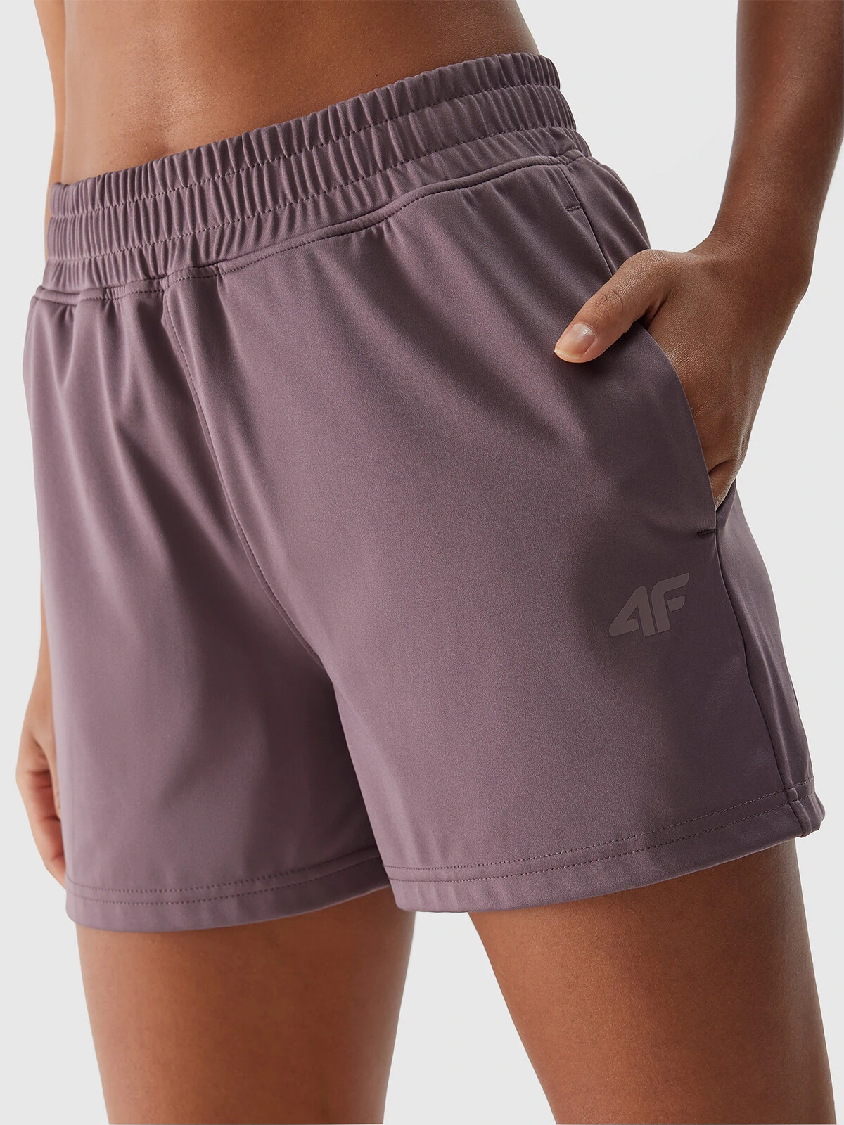 Women&#039;s 4F Quick Drying Sports Shorts - Light Brown