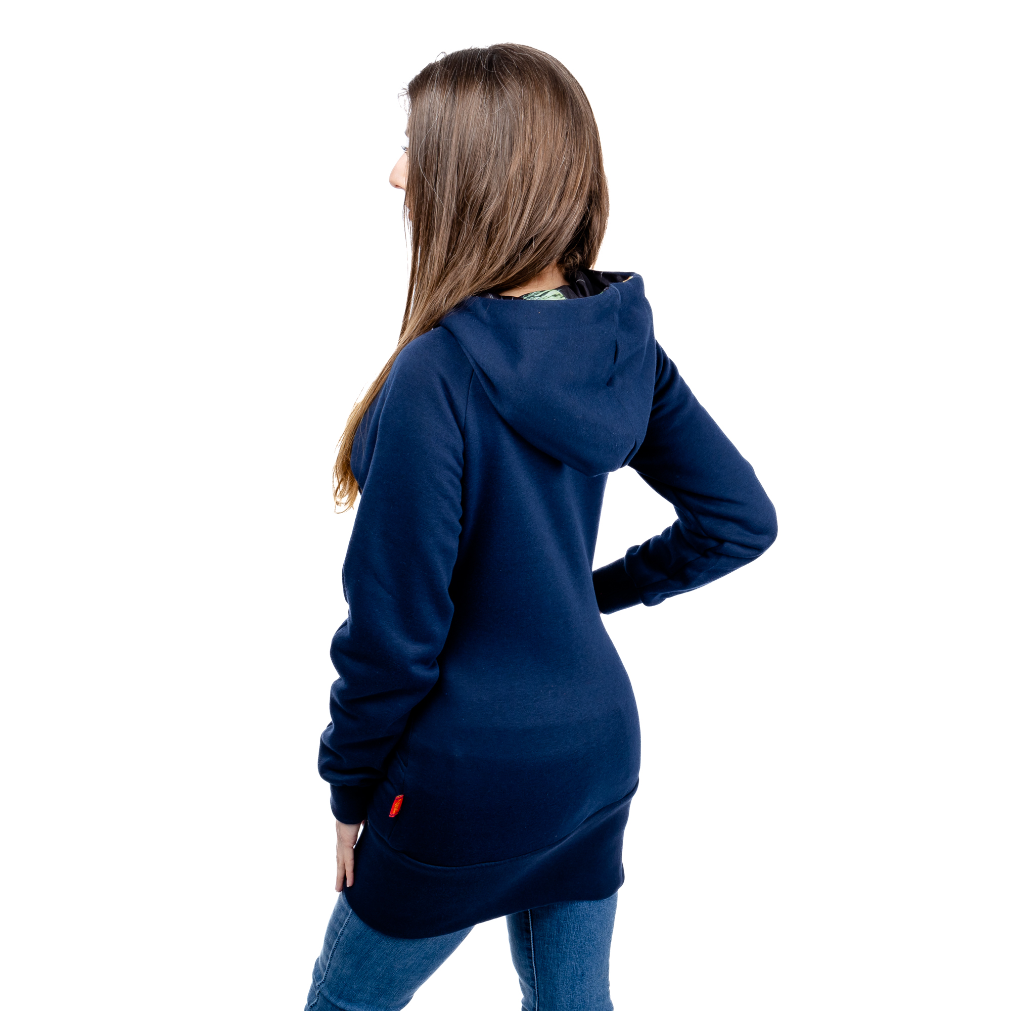 Women&#039;s Extended Sweatshirt GLANO - blue
