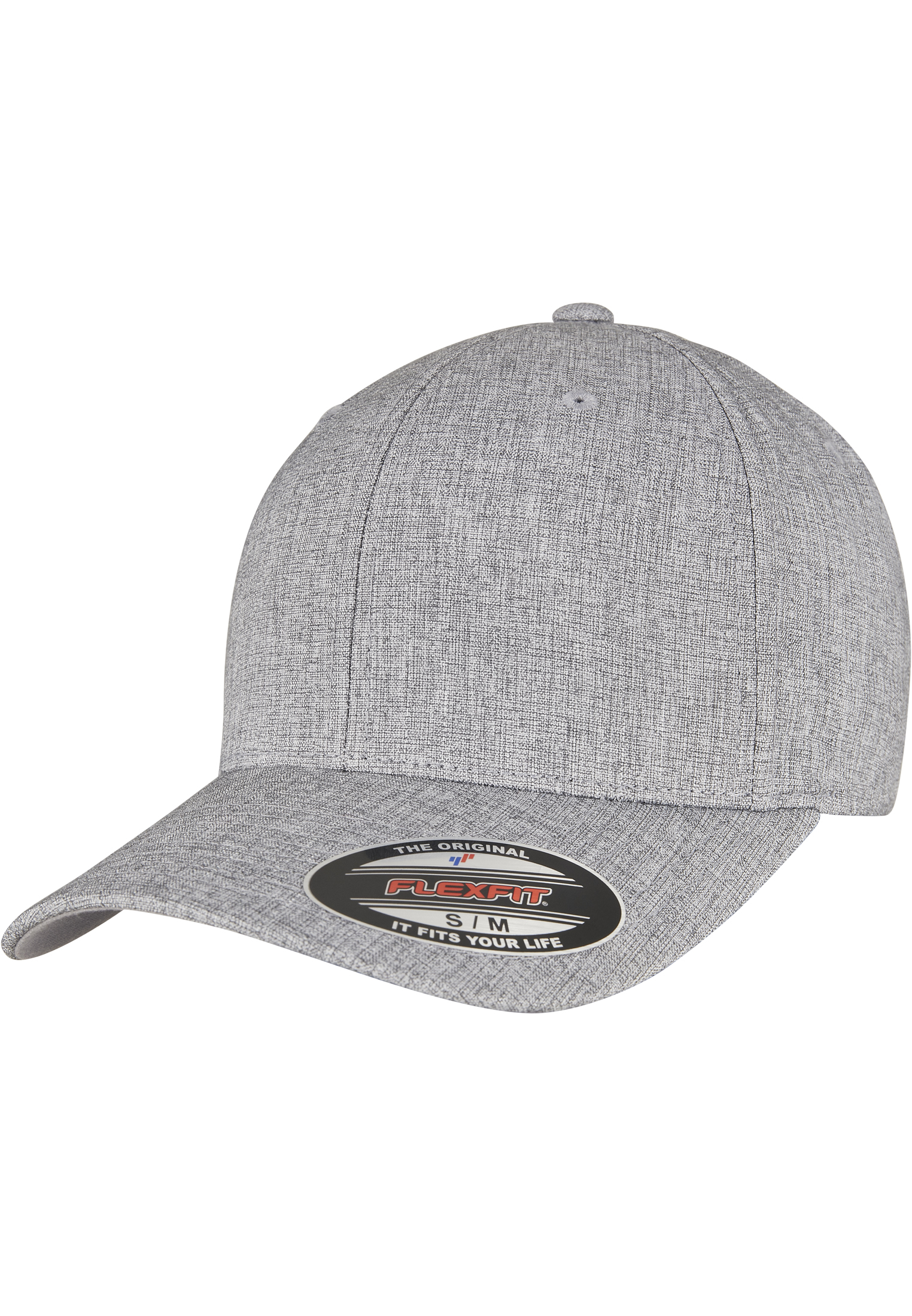 Baseball Cap FLEXFIT HEATHERLIGHT Melange Grey