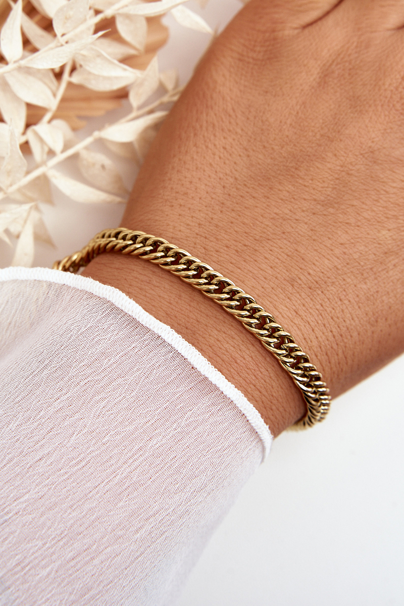 Adjustable Classic Gold Armor Bracelet