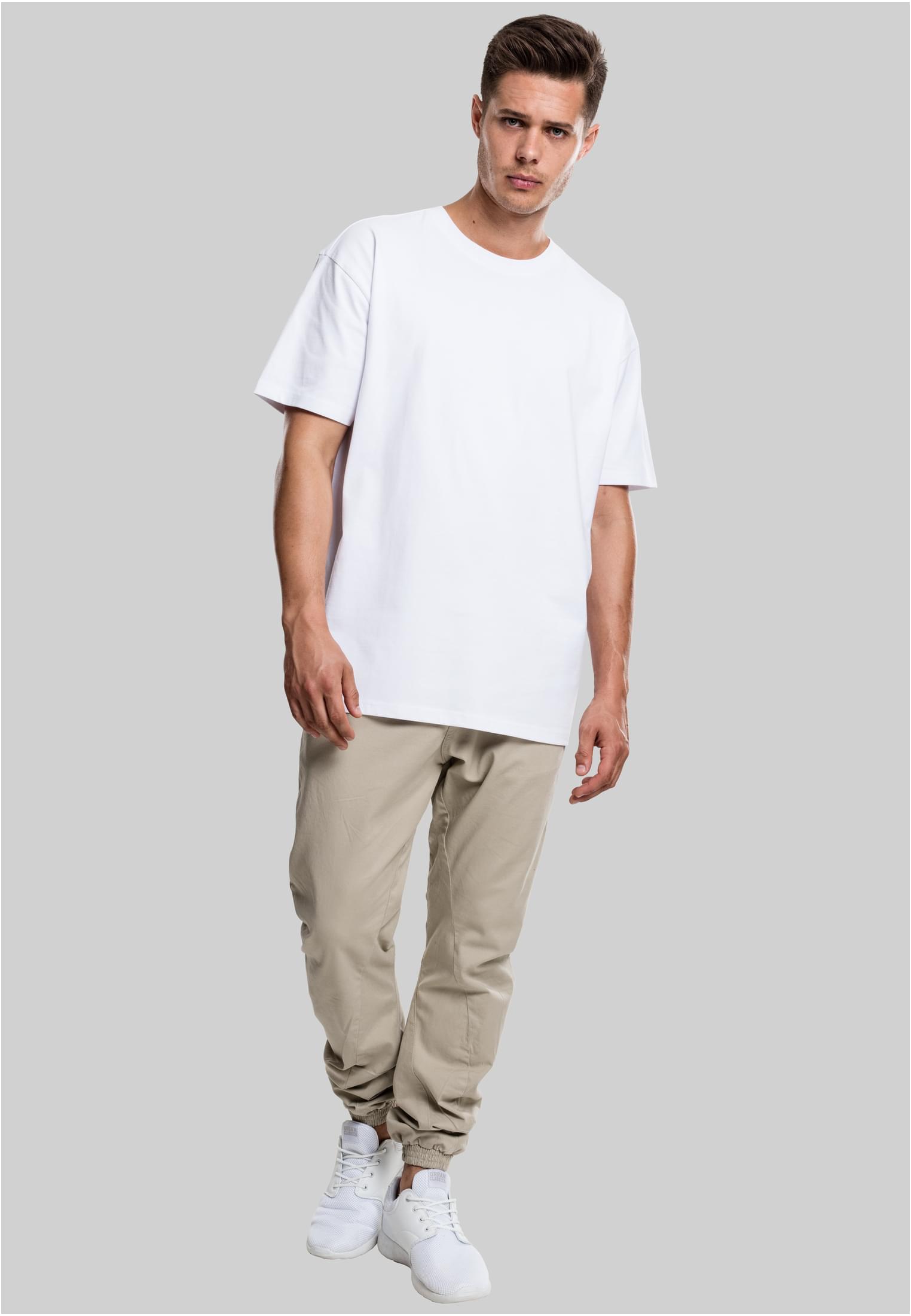Levně Těžké oversized tričko bílé