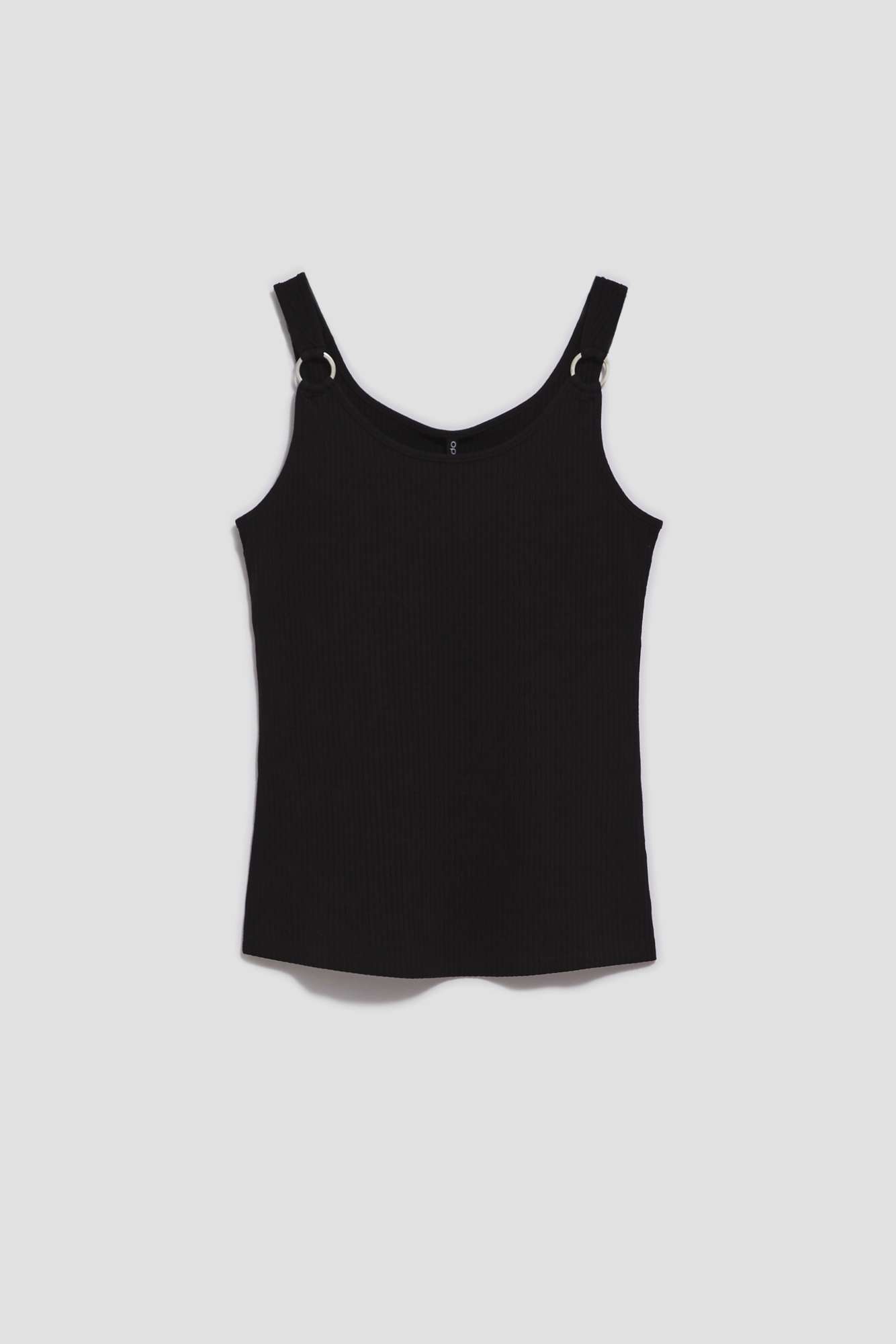 WOMEN'S TOP L-TS-4063 BLACK