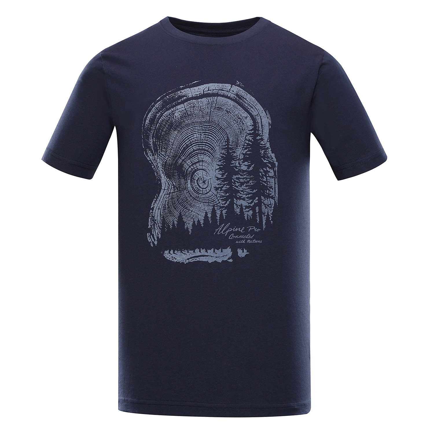 Men's Cotton T-shirt ALPINE PRO LEFER MOOD INDIGO VARIANT PD