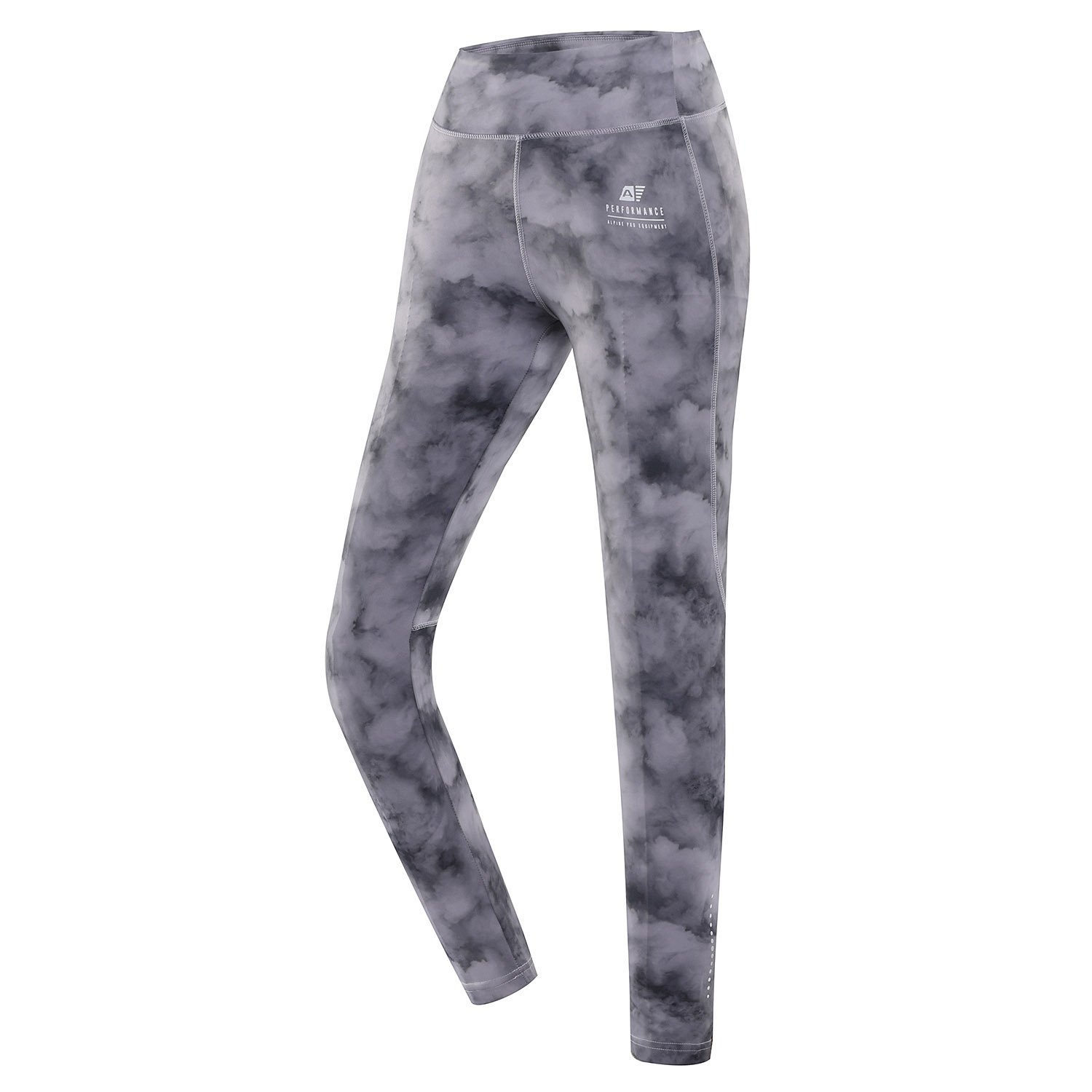 Women's Sports Leggings ALPINE PRO MARDA Smoked Pearl Variant Pc