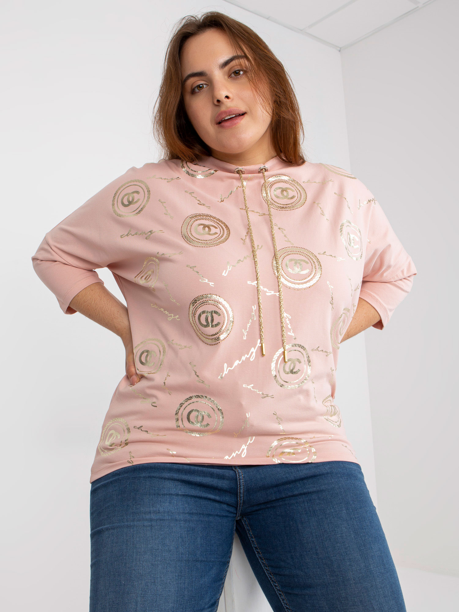 Blouse-RV-BZ-7570.77-light Pink