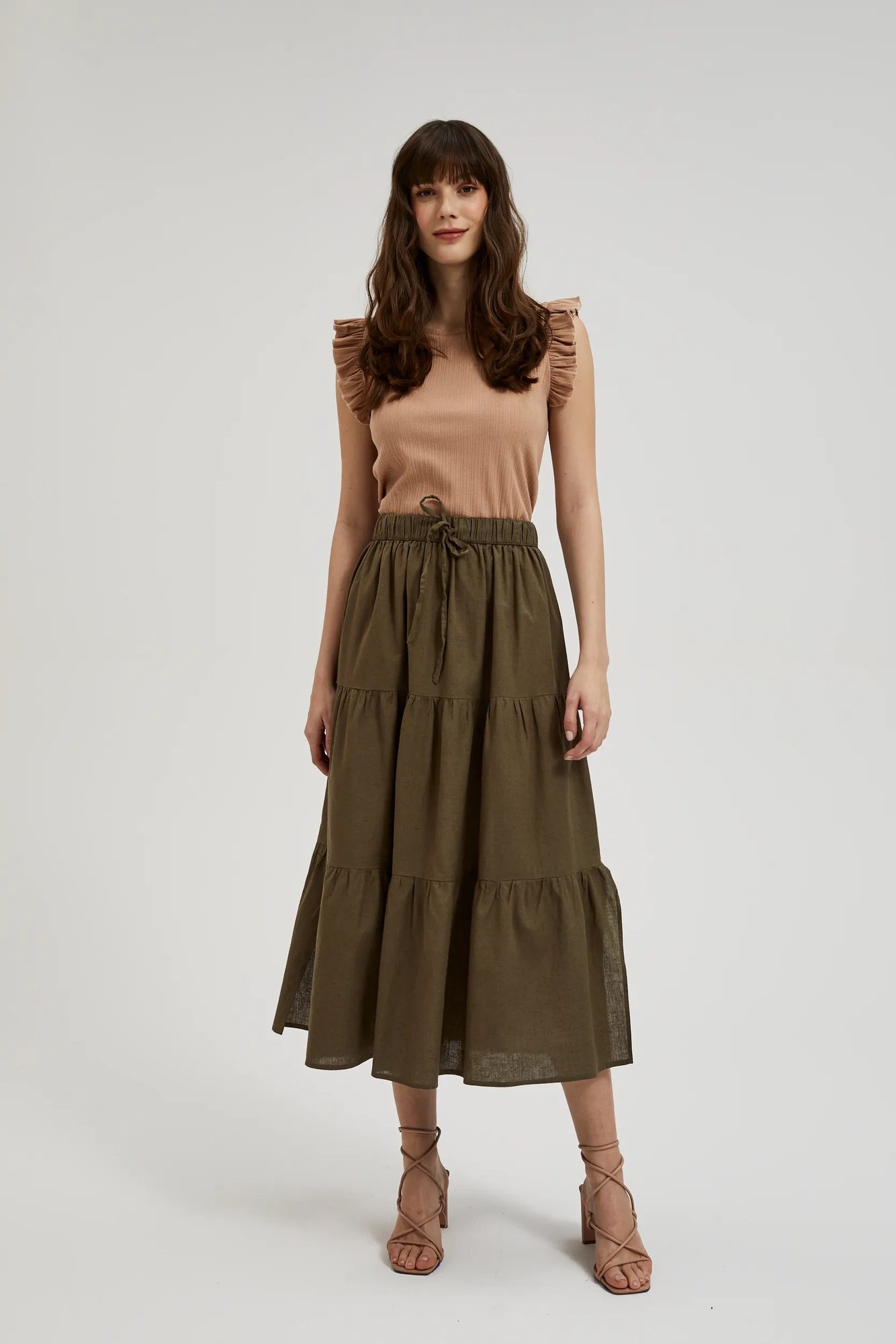 Women&#039;s skirt MOODO - olive