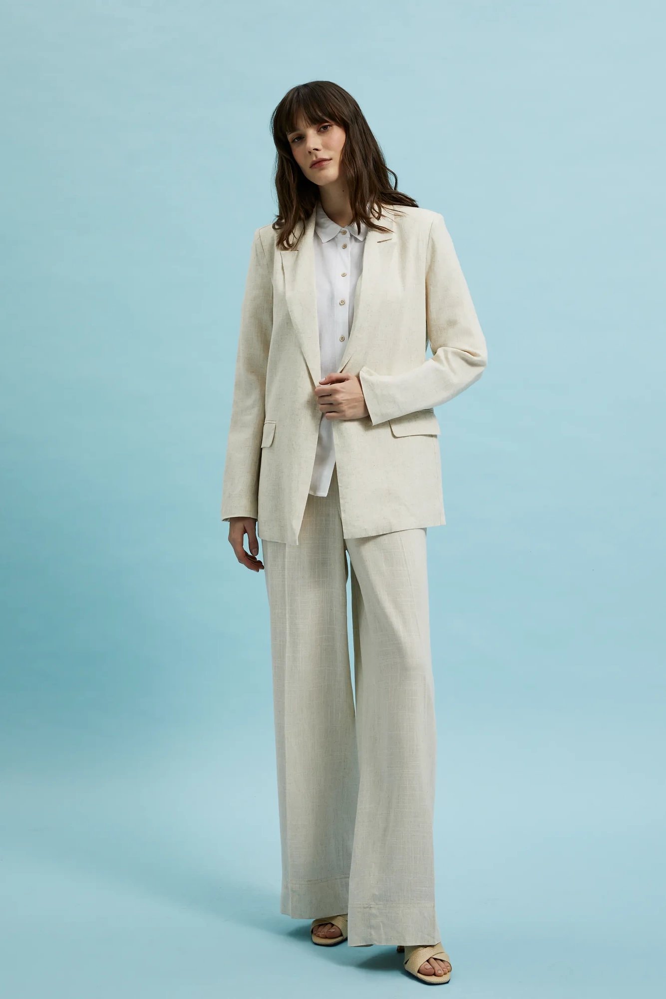 Women&#039;s blazer MOODO - light beige