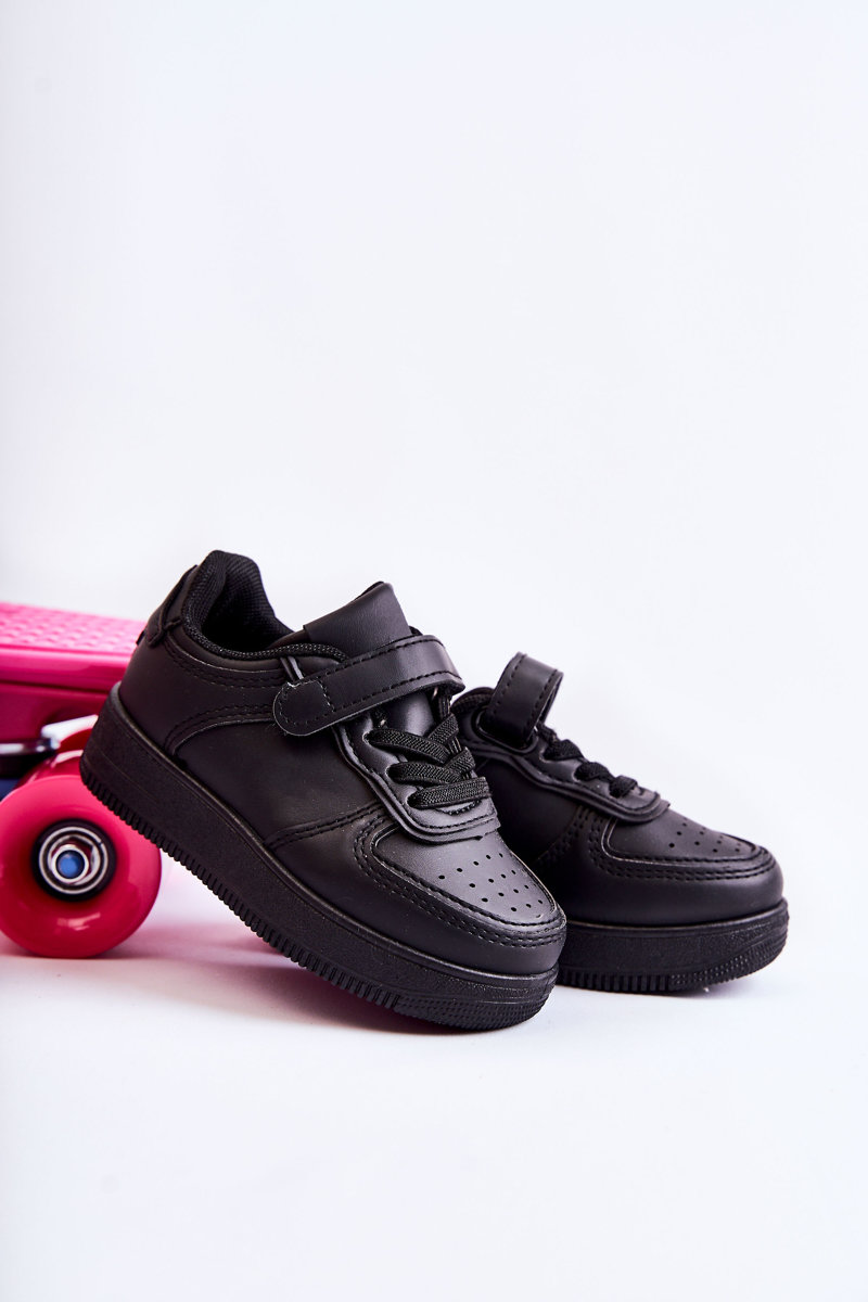 FR1 Children's Sport Shoes With Velcro Black Elike