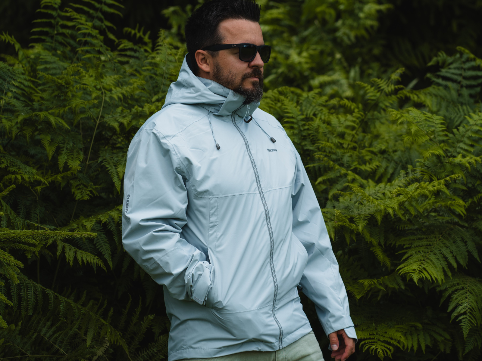 Men's hardshell jacket HUSKY Nelory M grey