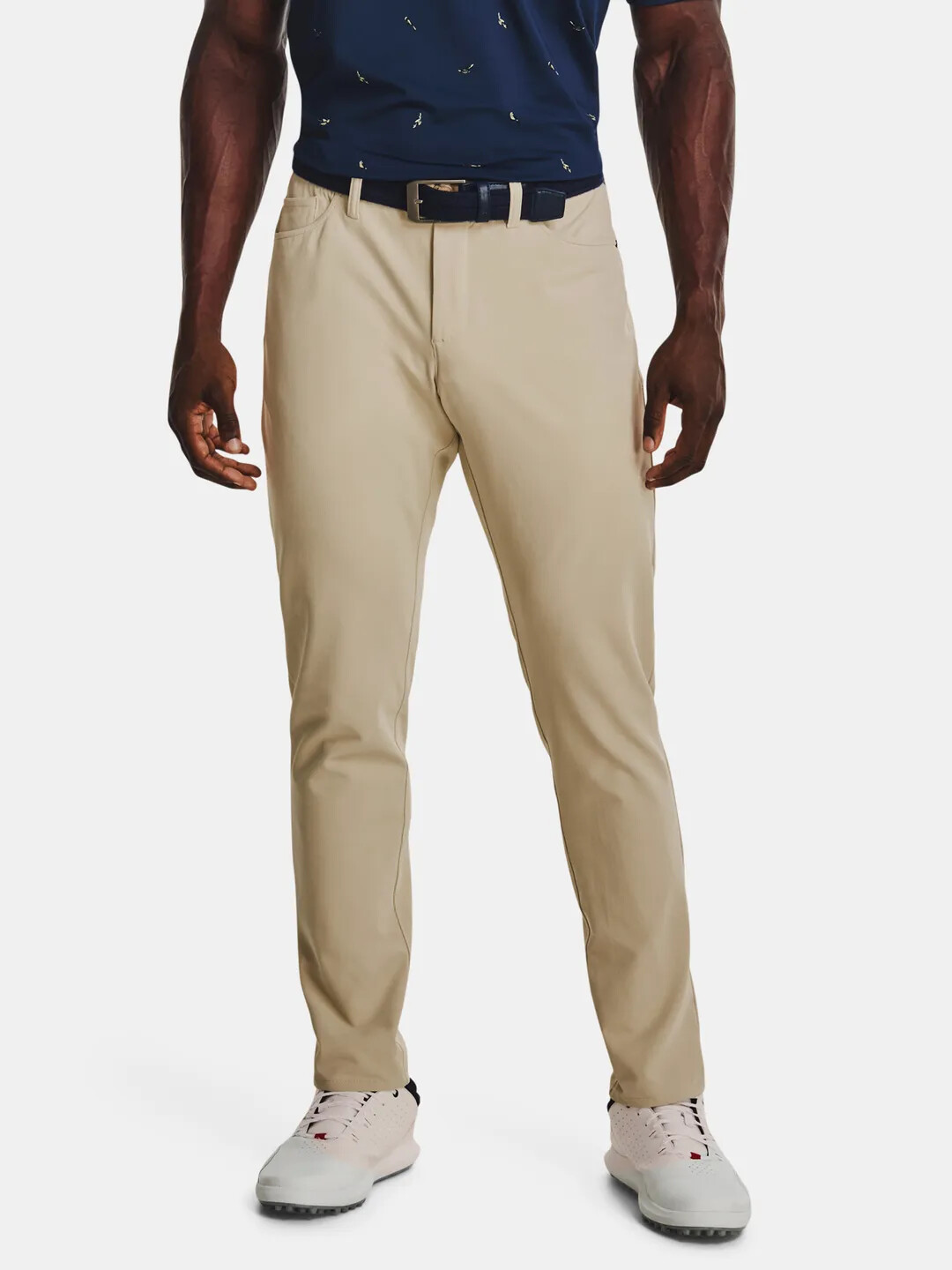 Béžové pánské kalhoty Under Armour Drive 5 Pocket