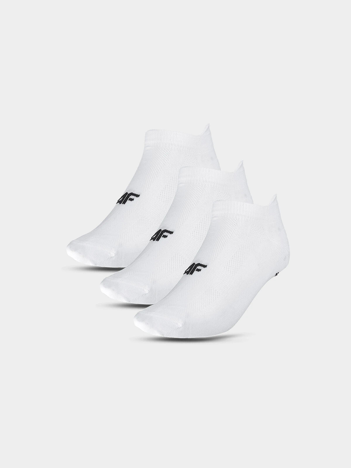 Women's Sports Socks Under the Ankle (3Pack) 4F - White
