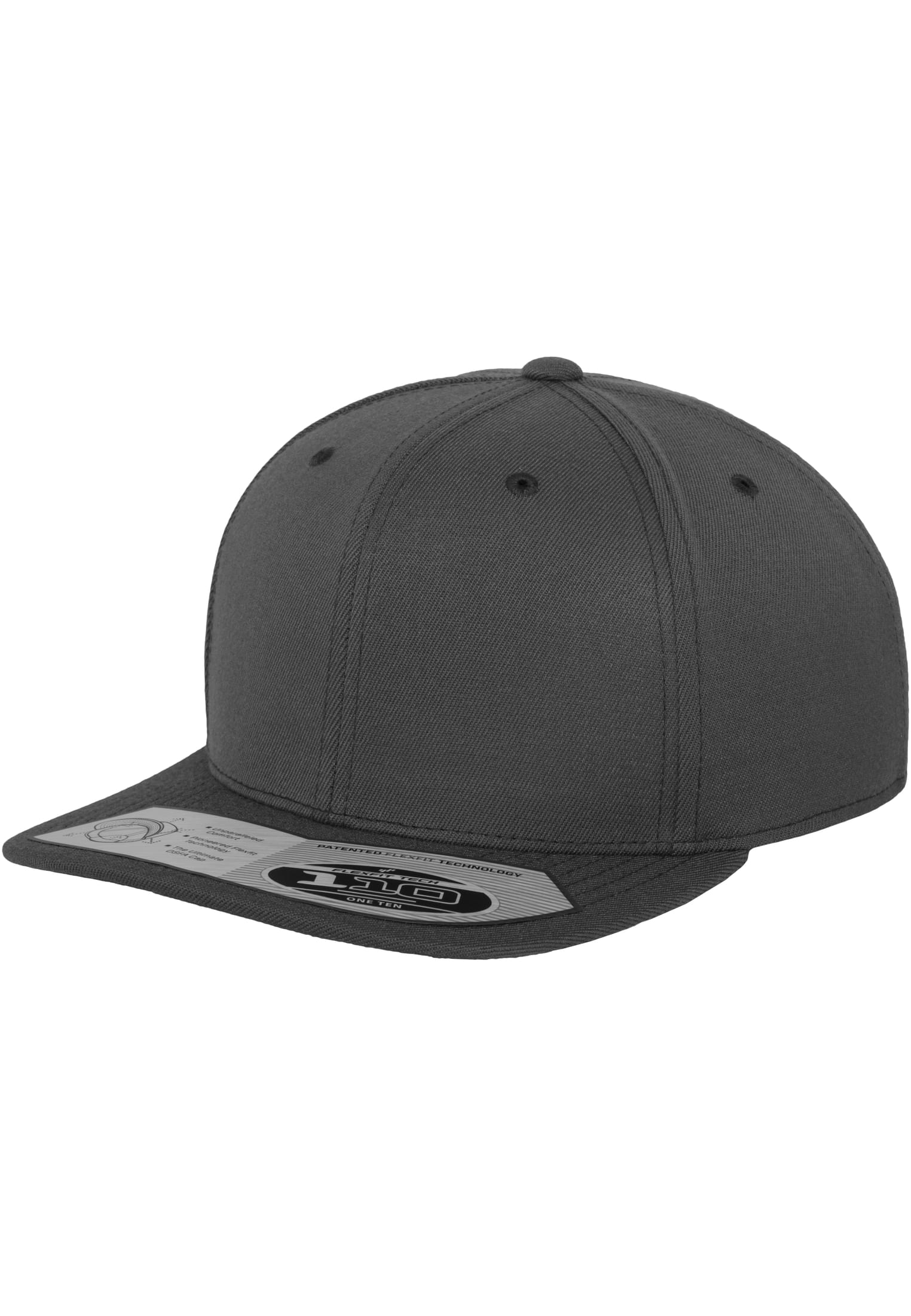 110 Fitted Snapback Dark Grey