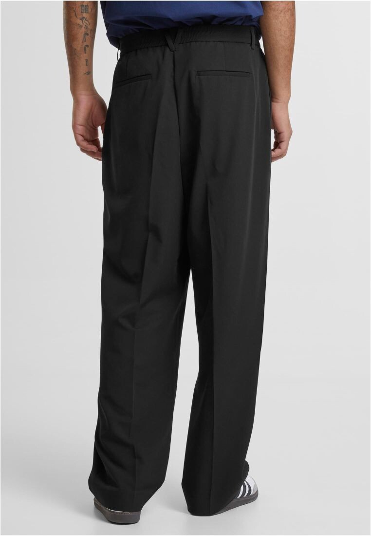 Men&#039;s Wide Fit Trousers - Black