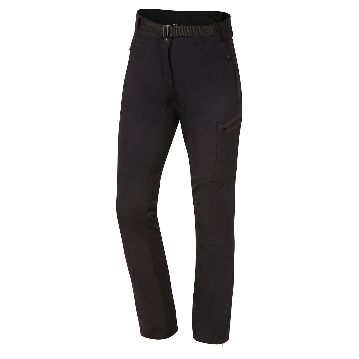 Women's Softshell Pants ALPINE PRO ZEBINA Black