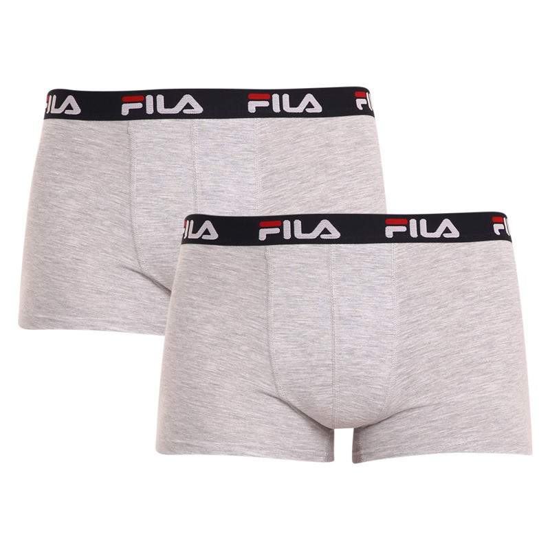 2PACK Men's Boxers Fila Grey