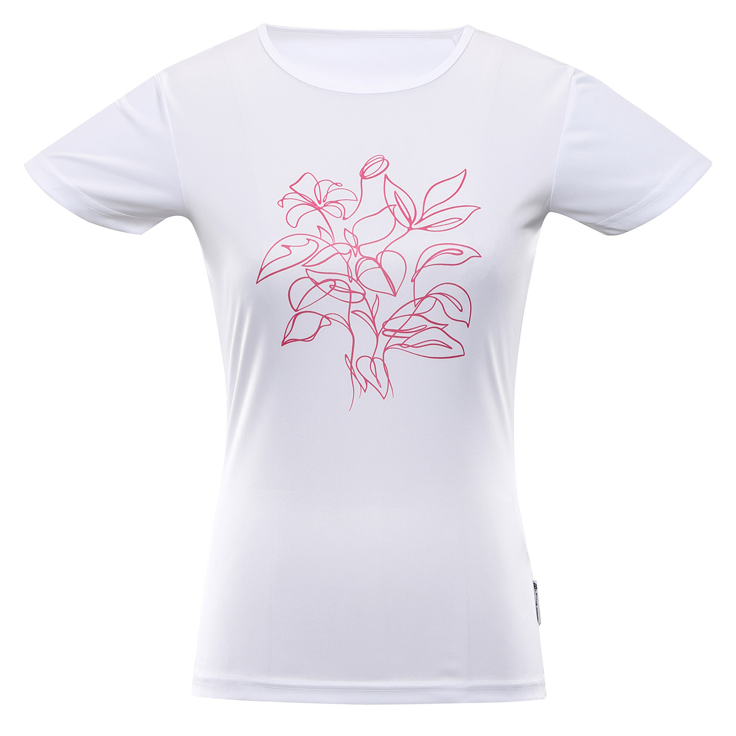 Women's T-shirt ALPINE PRO QUATRA Carmine Rose Variant Pf