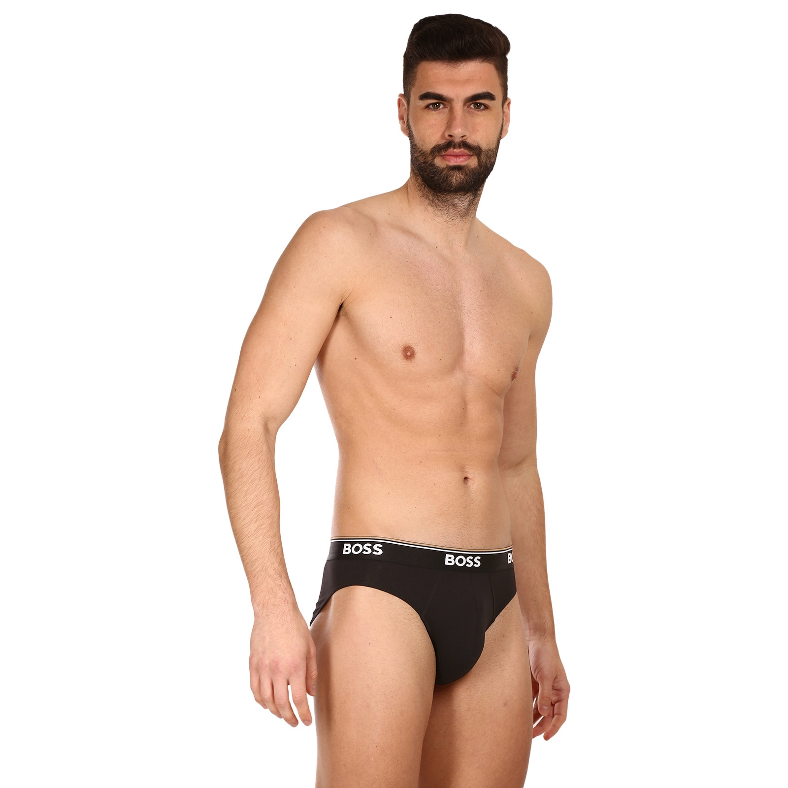 3PACK chiloți bărbați Hugo Boss negri