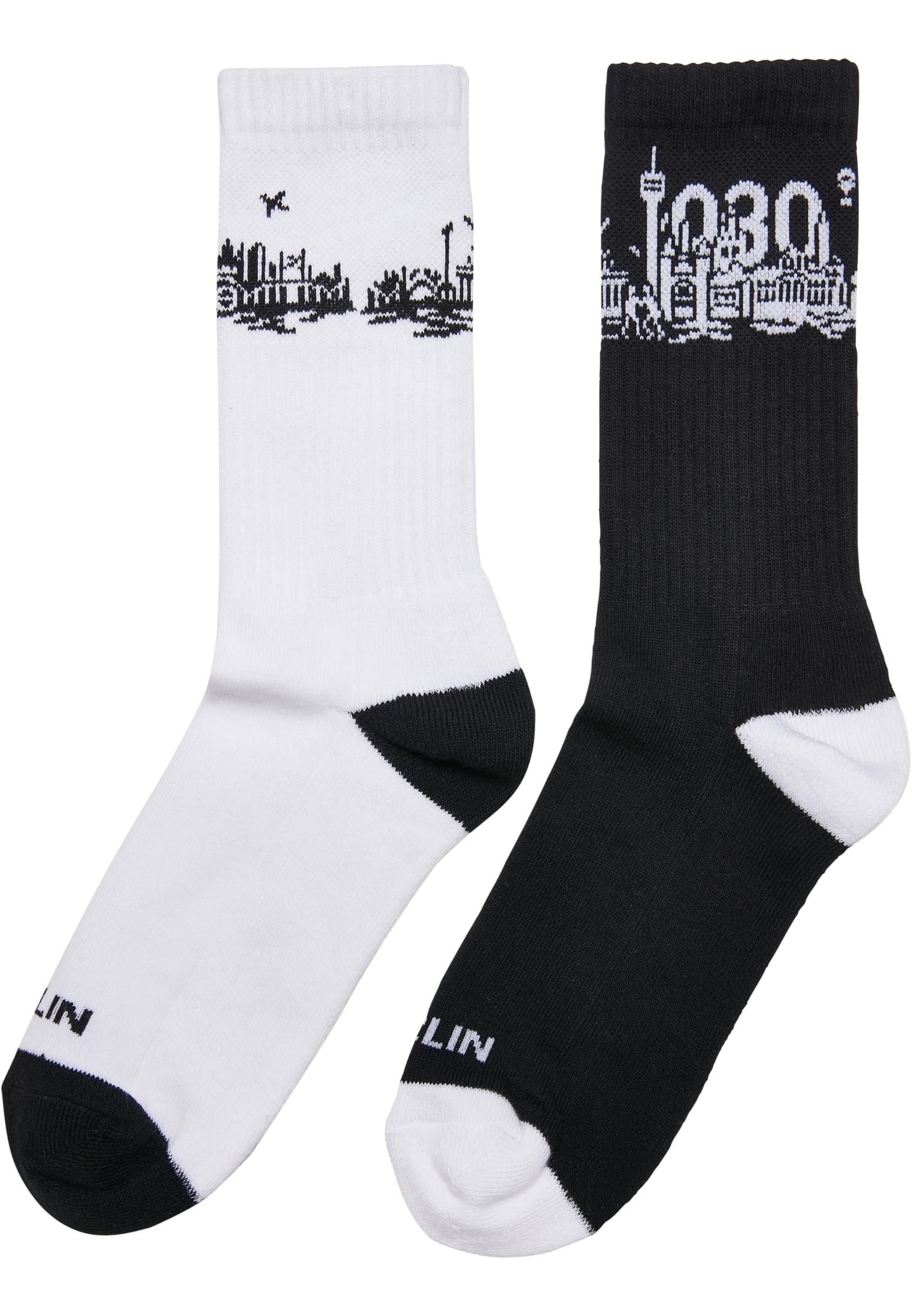 Levně Ponožky Major City 030 2-Pack černá/bílá