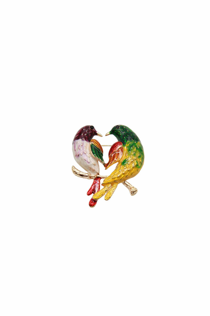 Brooch Birds BZ-2 Multicolor