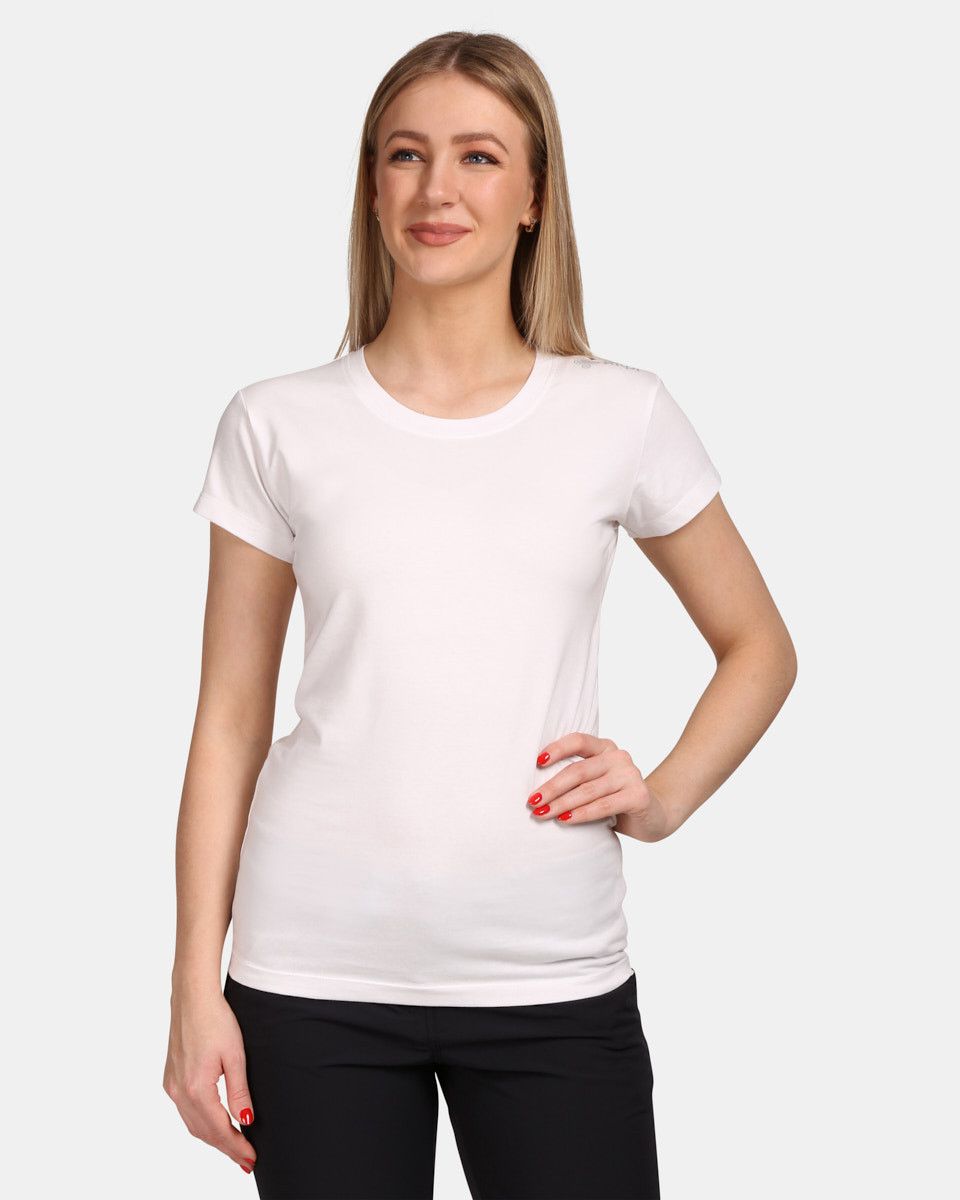 Dámské bavlněné tričko Kilpi PROMO-W Bílá