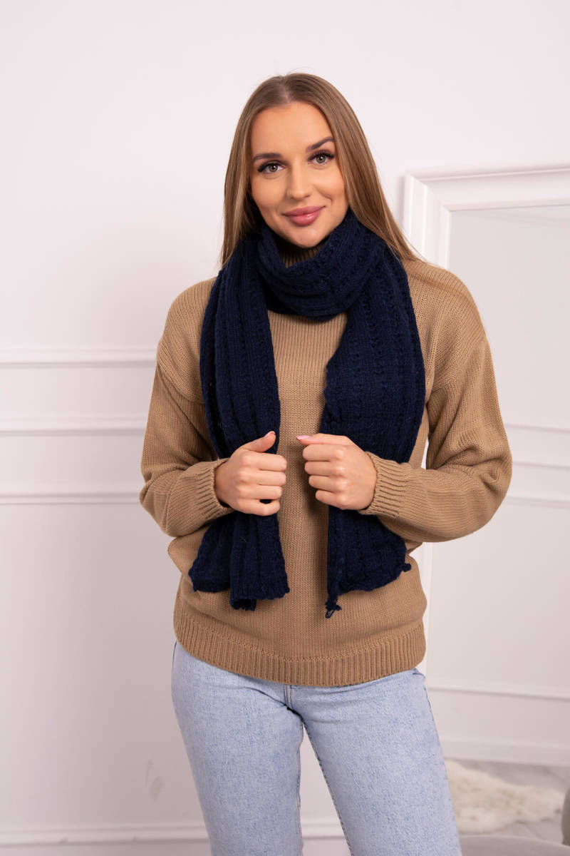 SL40 Ladies scarf dark blue