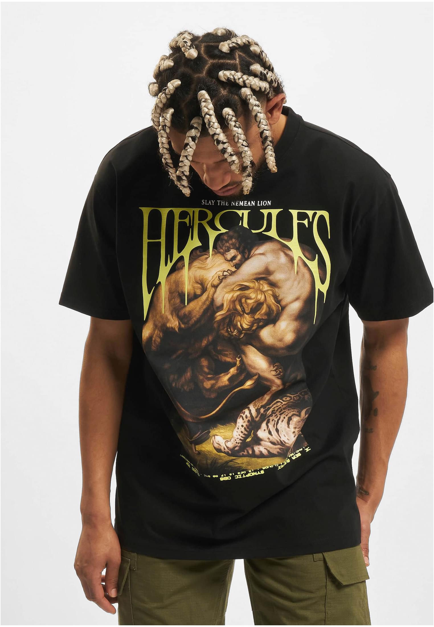 Levně Hercules Oversize tričko černé