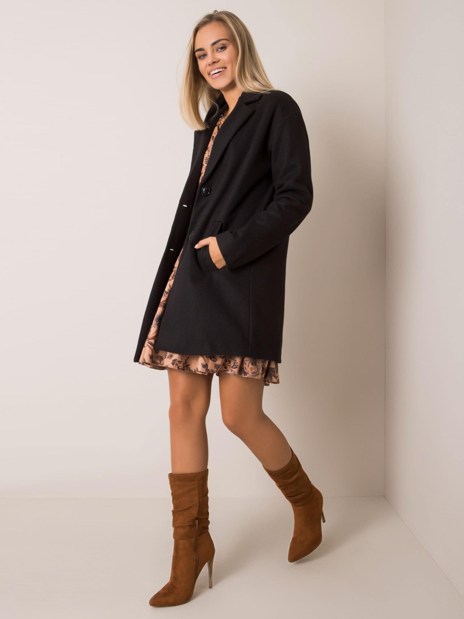 Lady's black coat