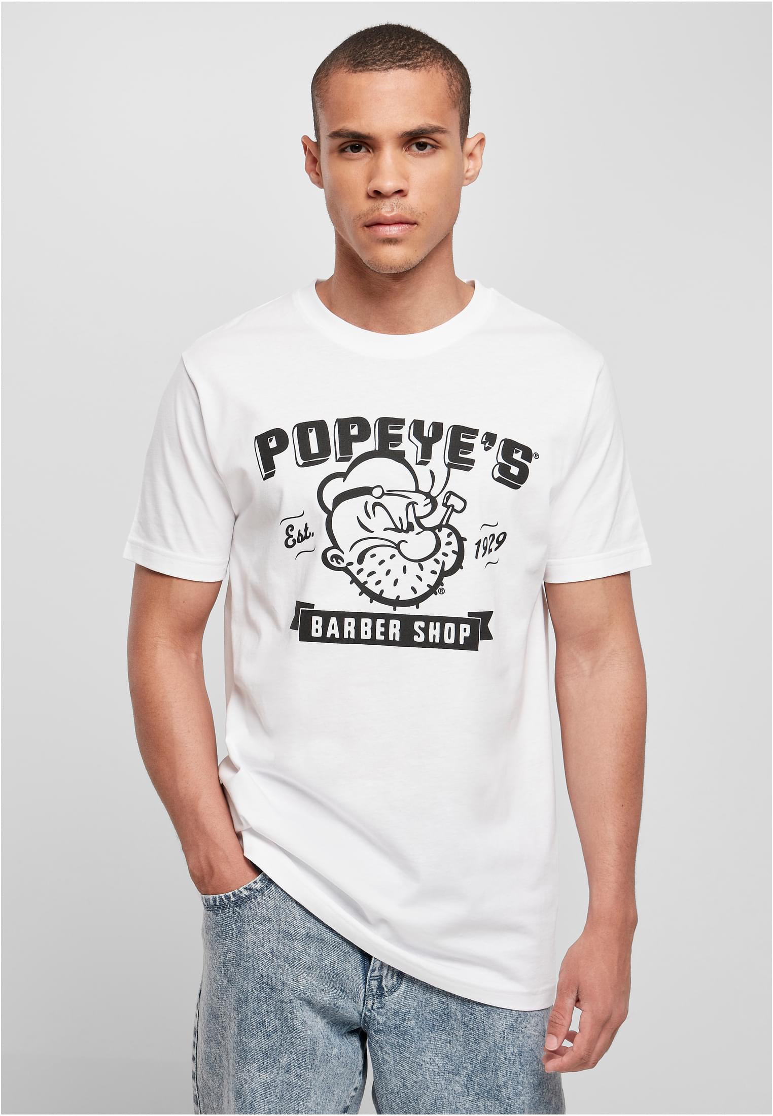 Popeye Barber Shop Tee White