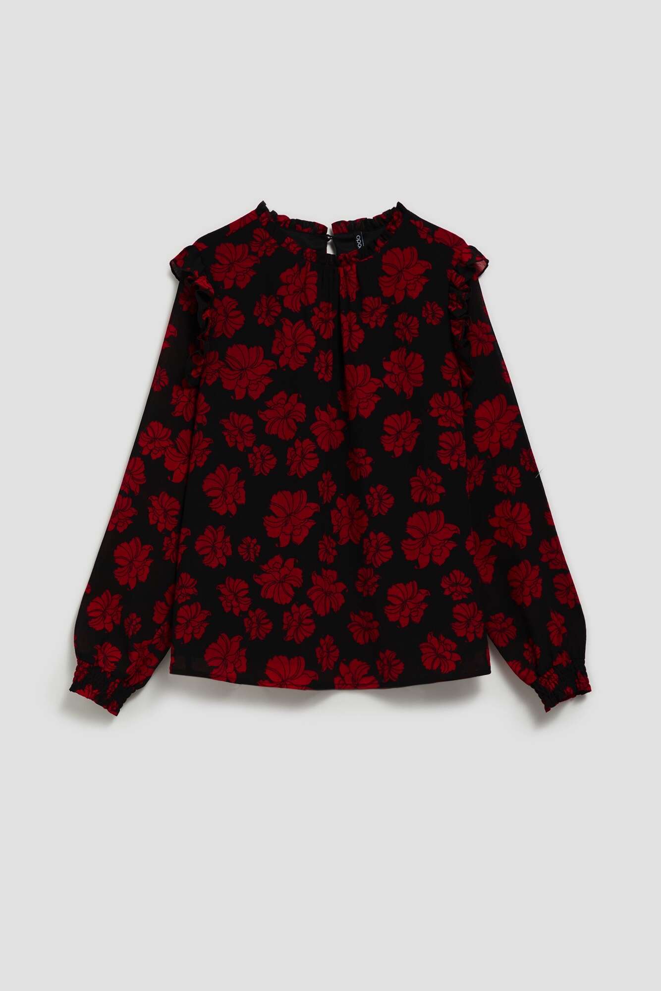 Shirt with floral pattern