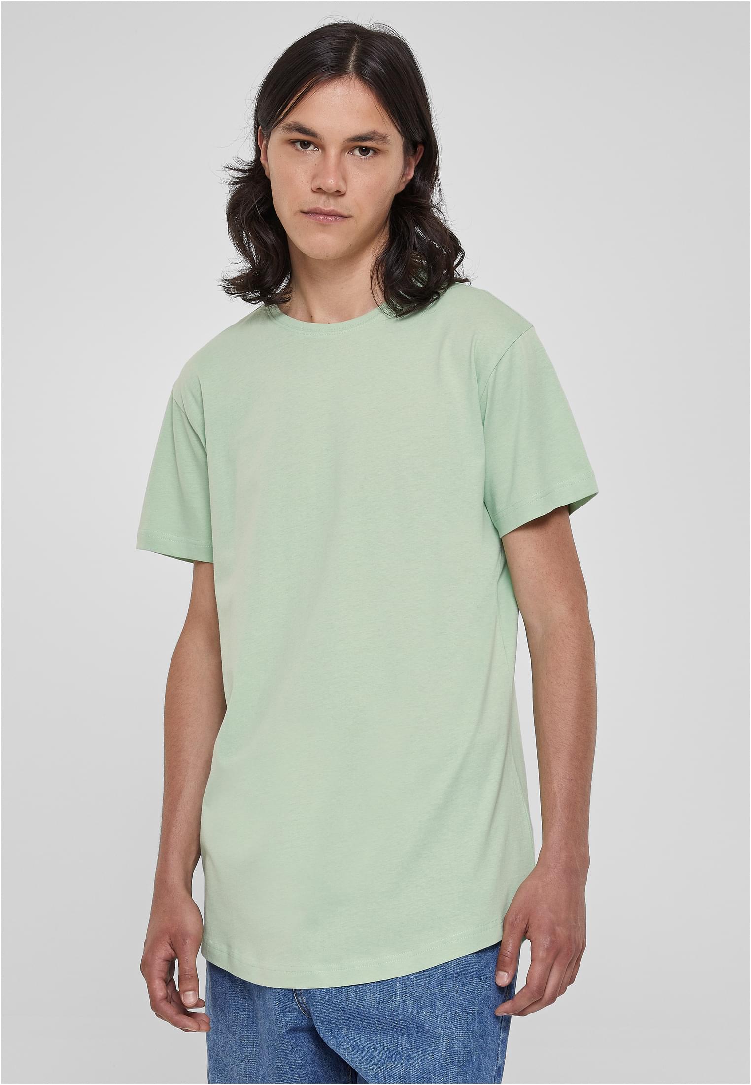 Levně Tvarované dlouhé tričko vintagegreen