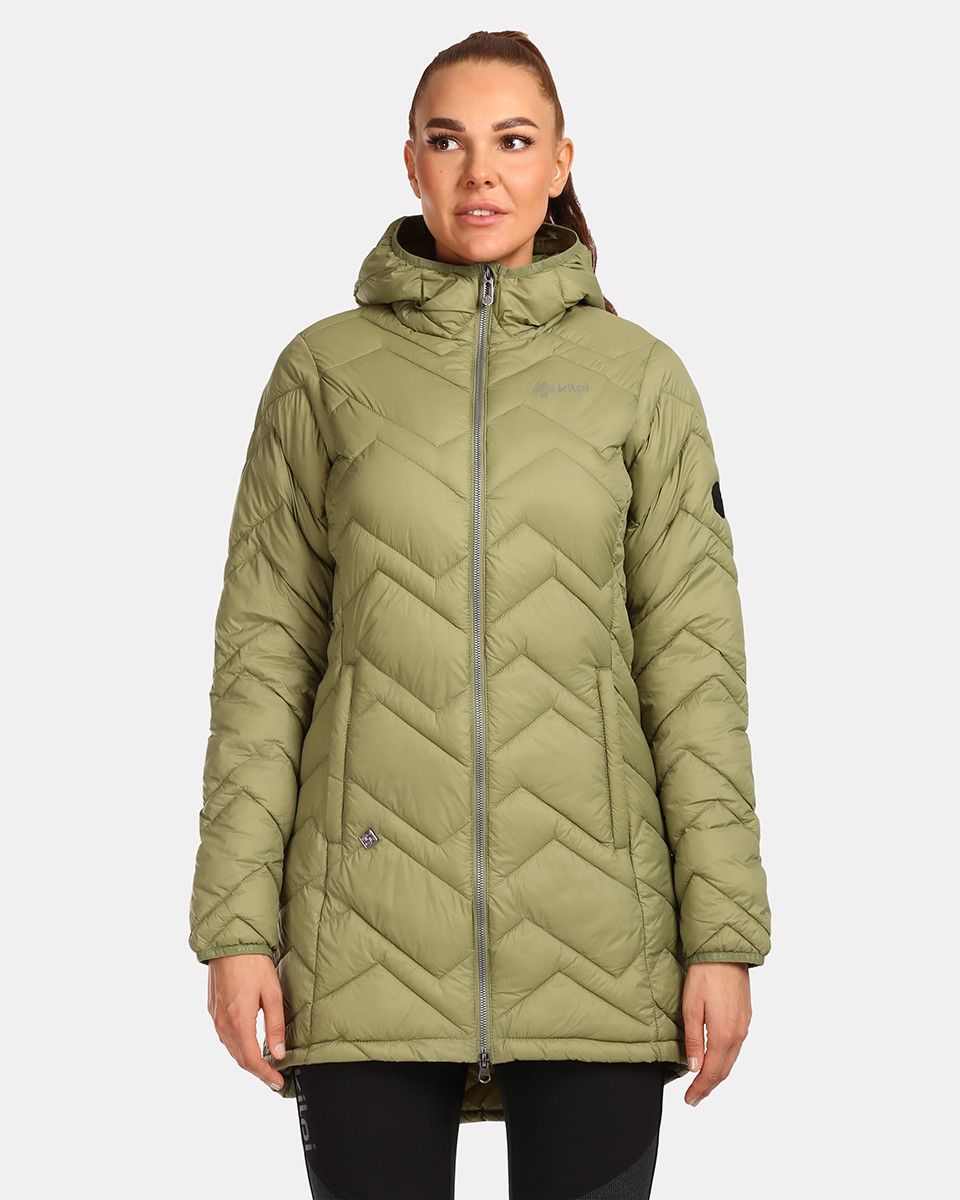 Women's winter coat Kilpi LEILA-W Green
