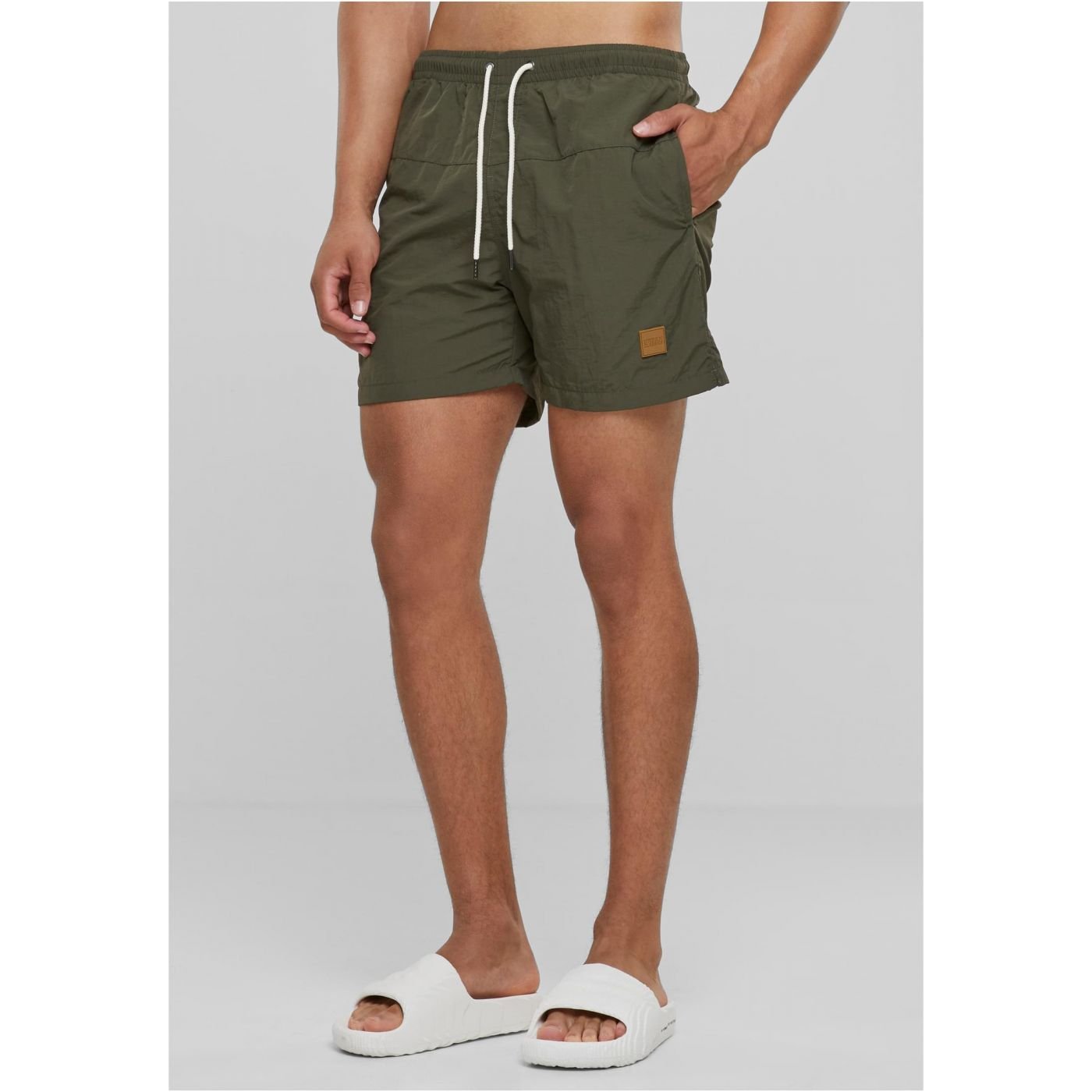 Block Swim Shorts Olive/olive